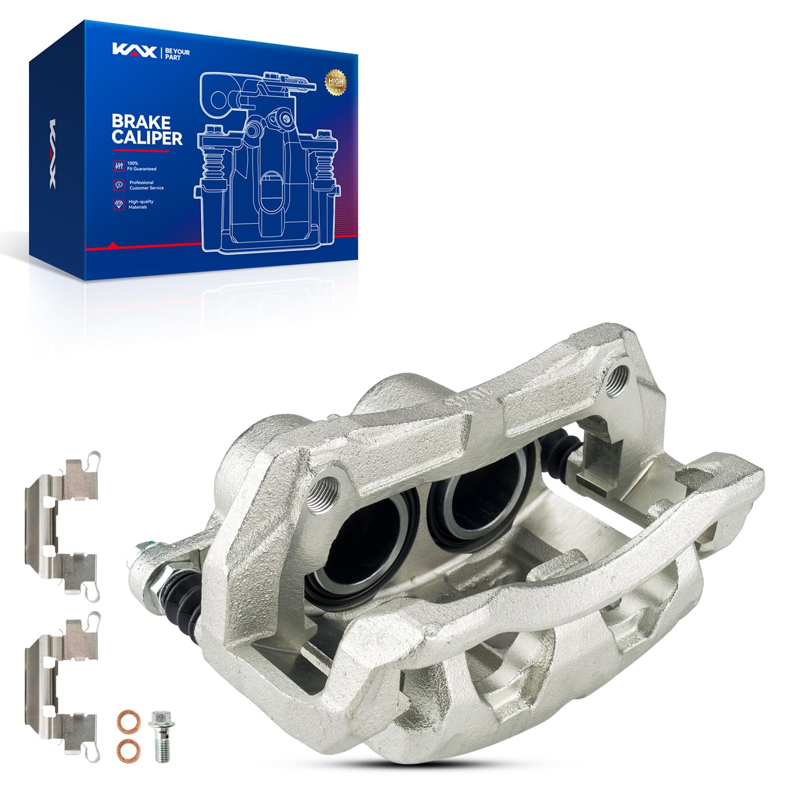 Kax Disc Brake Caliper Assembly Fit For Honda 2007-2016 Cr-V, 2005-2010 Odyssey, 2012-2015 Crosstour, 2010-2011 Accord Crosstour