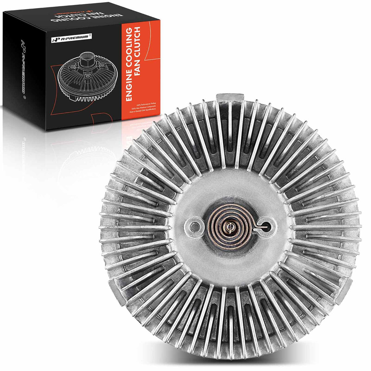 A-Premium Engine Cooling Fan Clutch Compatible with Ford F-150 F-250 F-350 1988-1996, E-150 E-250 E-350 Econoline Club Wagon & M