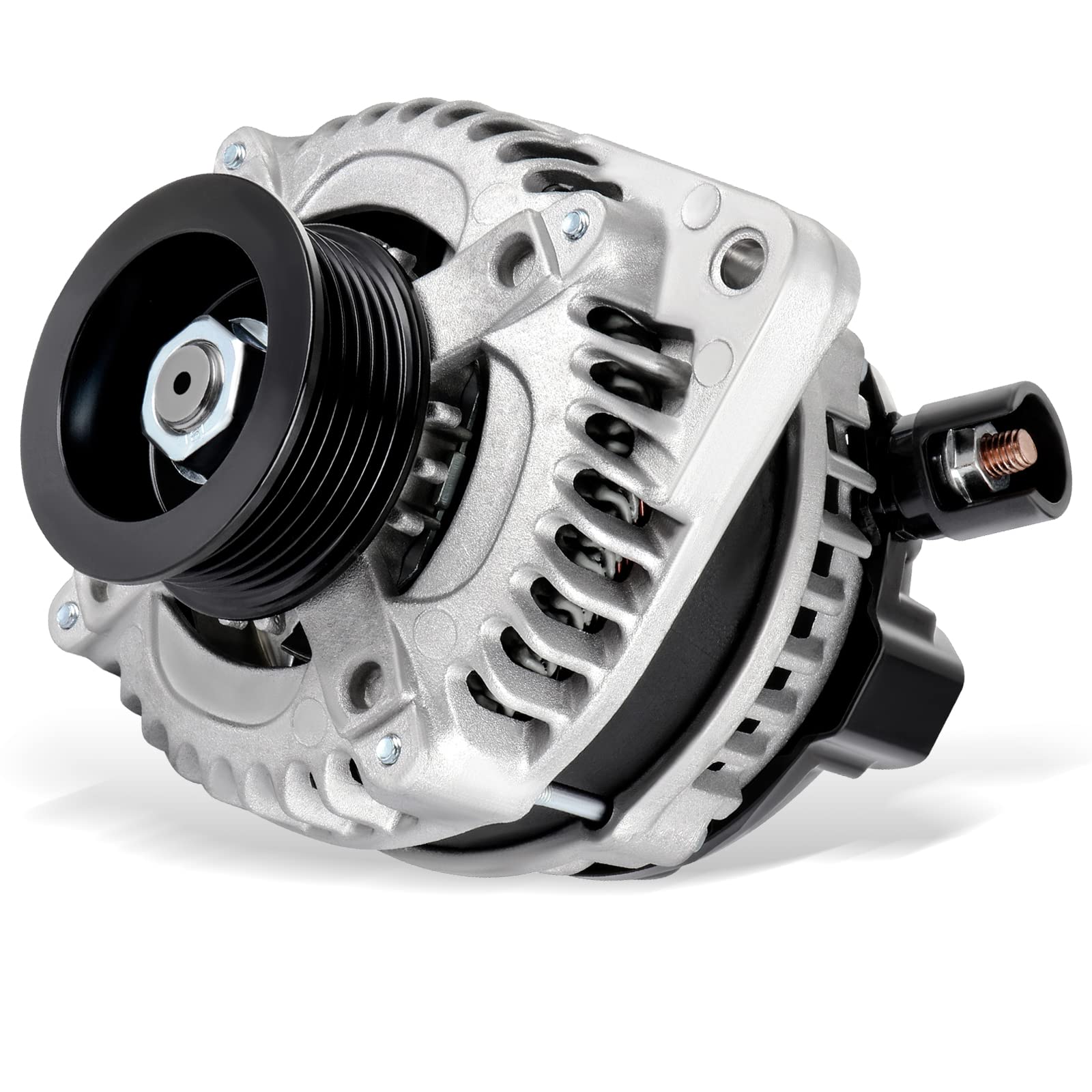 ASTOU V6 Alternator for Honda Odyssey 2008-2010, Pilot Ridgeline 2009-2011, Replace AL1311X, Medium, AS shown