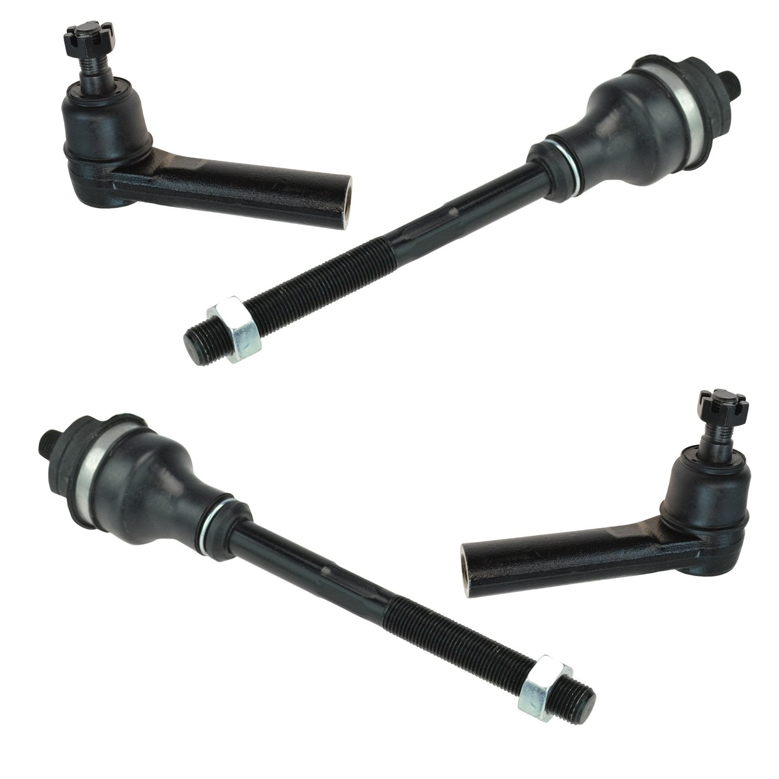 Trq Front Tie Rod Set Compatible With 1997-1999 Dodge Dakota 1998-1999 Durango