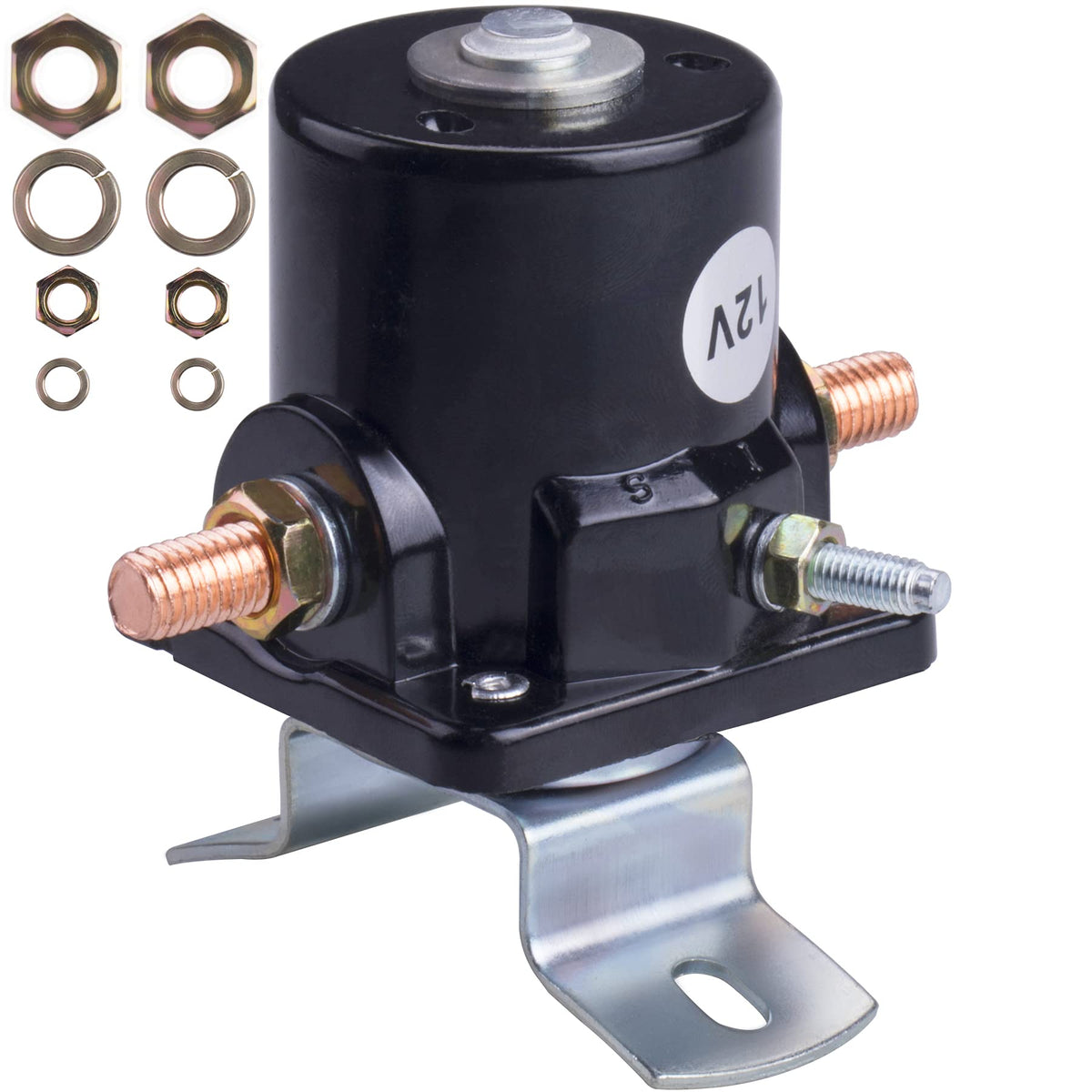Mrelc New Solenoid Relay Compatible With 12 Volt 2N 8N 9N Tractor 8N-11450 Sw218 Sw355 10-Fo218-12V 7-1023-12V 240-14008 Replace