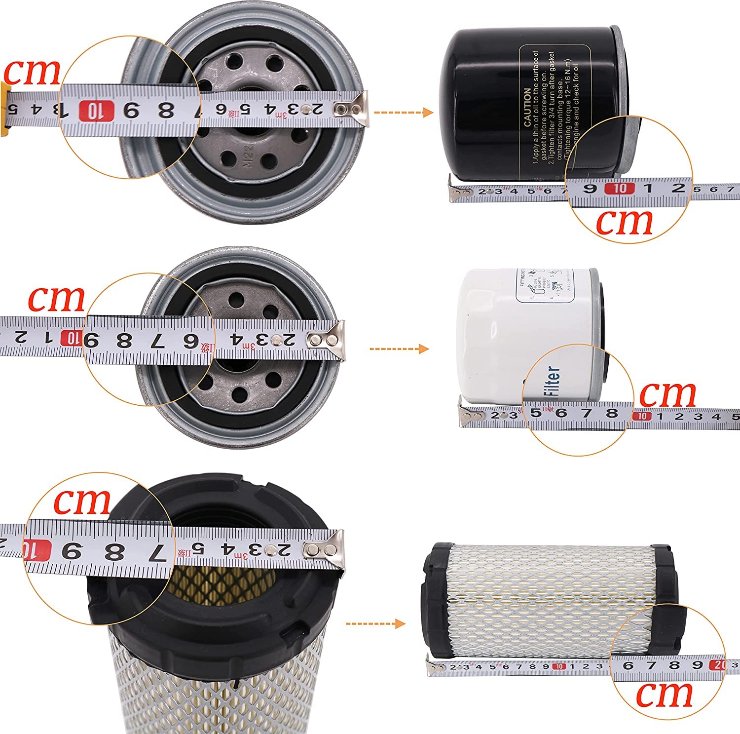 Jeenda Filter Set Filters 11-6182 11-9059 11-9342 For Thermo King Tripac Apu Or Evolution