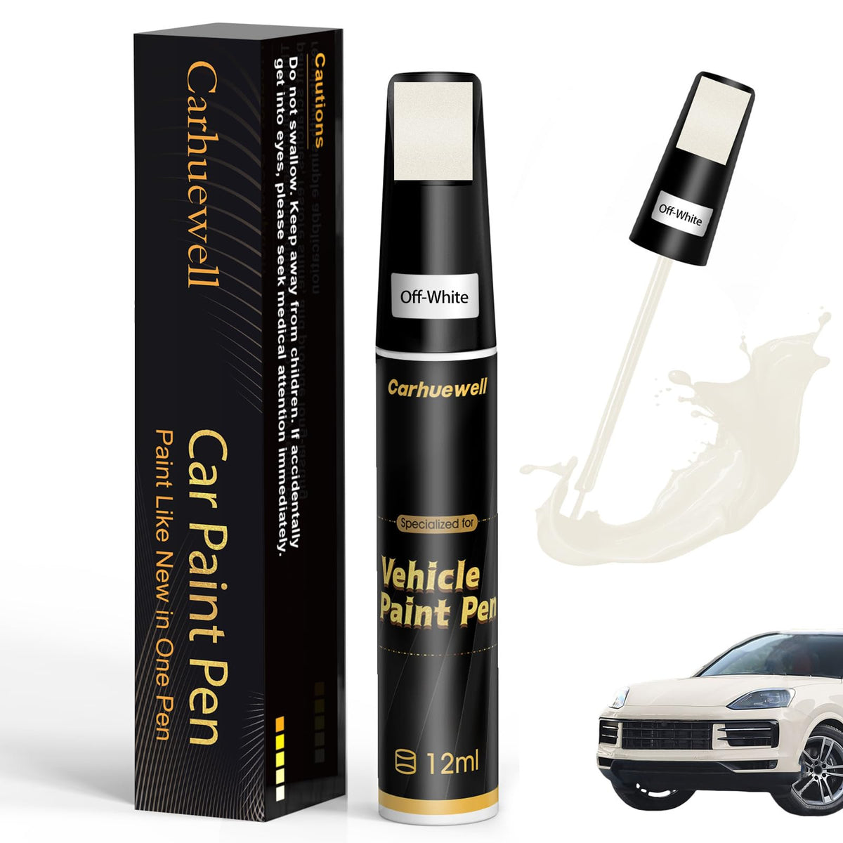 White Touch Up Paint for Cars, Car Paint Touch Up Pen, Car Scratch Repair Pen Au WBCARB0DWMVDRR9