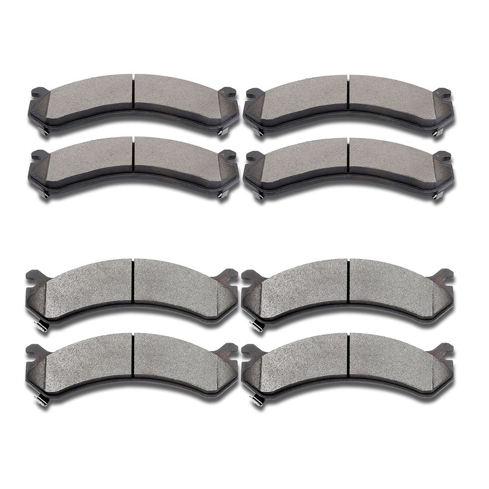 Cciyu D784 D909 Ceramic Front Rear Brake Pad Set Fit For Chevy Silverado 3500,Silverado 3500 Classic,Silverado 3500 Hd,For Gmc S