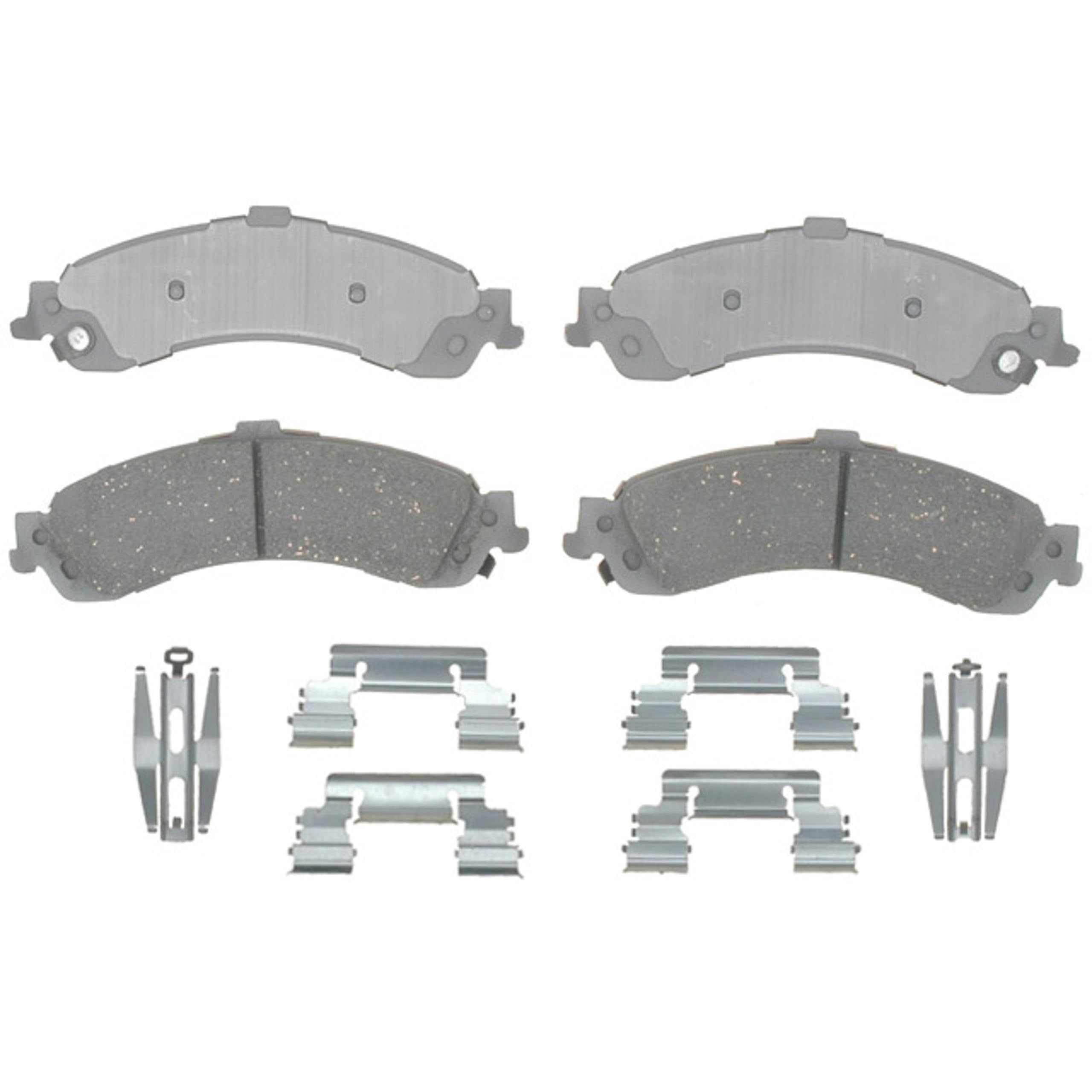 Acdelco Silver 14D834Ch Ceramic Rear Disc Brake Pad Set With Hardware