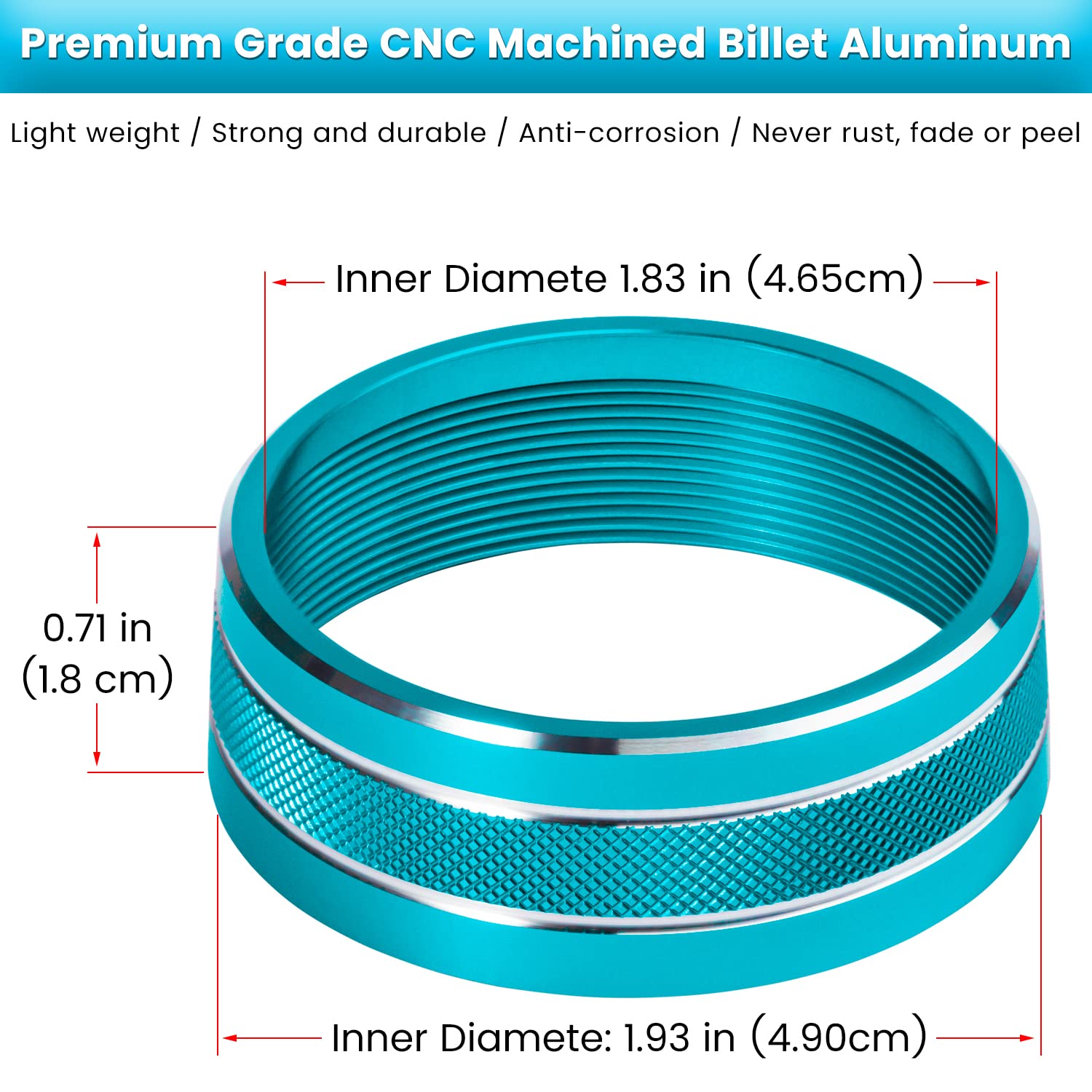 Audio Air Conditioning Button Cover Decoration Twist Switch Ring Trim for Jeep Wrangler JK JKU Patriot 2011-2018, Compass 11-16,