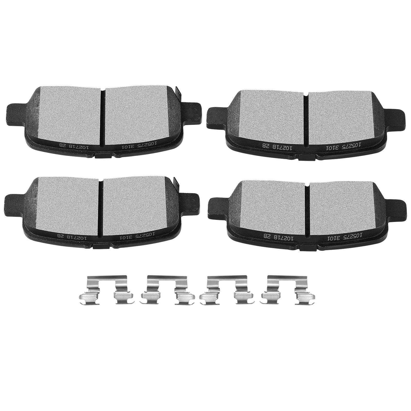Scitoo D999 Rear Semi-Metal Brake Pads Sets Fit For Buick Allure 2005-2009,For Buick Lacrosse 2005-2009,For Chevy Impala 2011-20