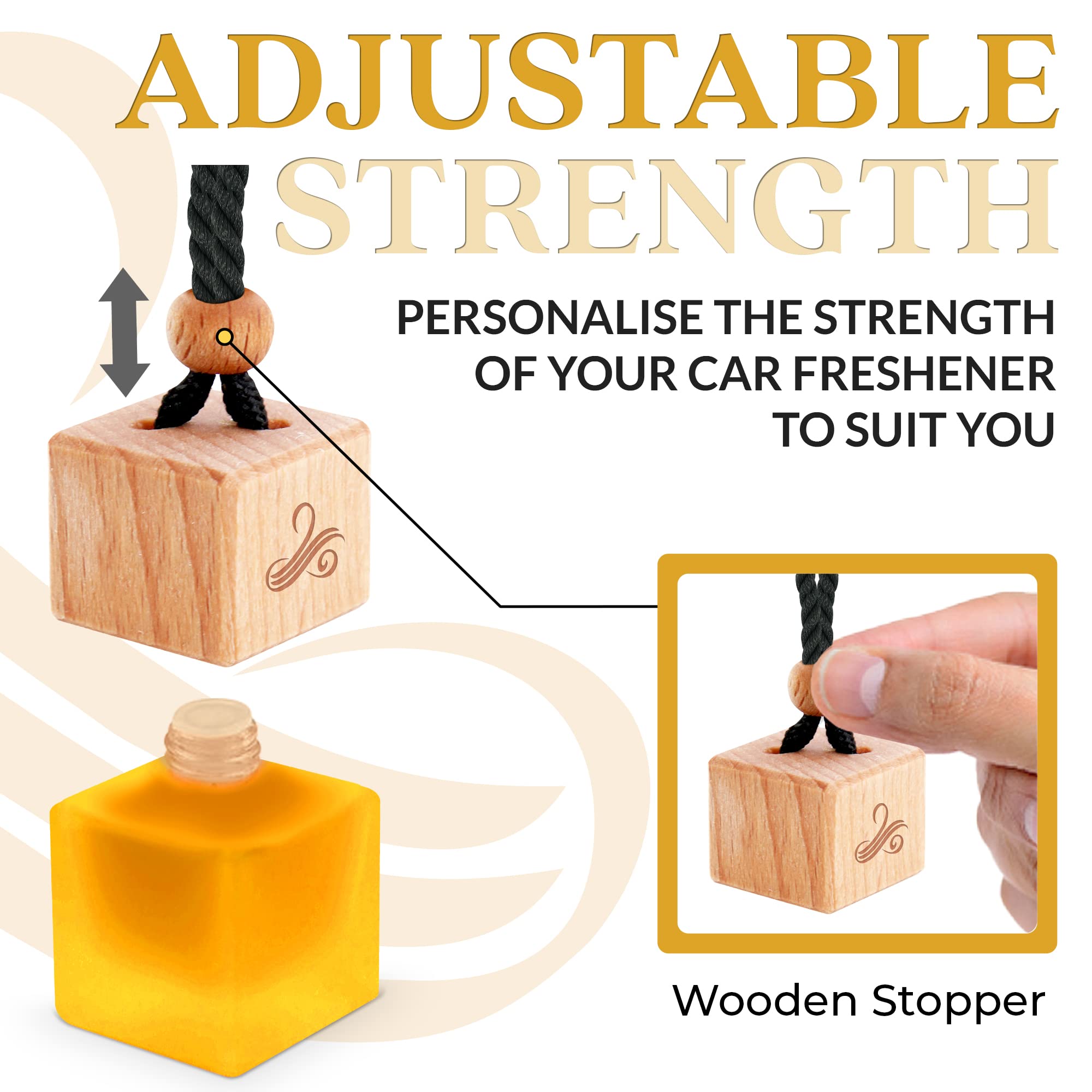 One Million Car Air Freshener For Men | Automotive Air Fresheners With Vent Clip | Strong Car Perfume With Odour Eliminating Tec