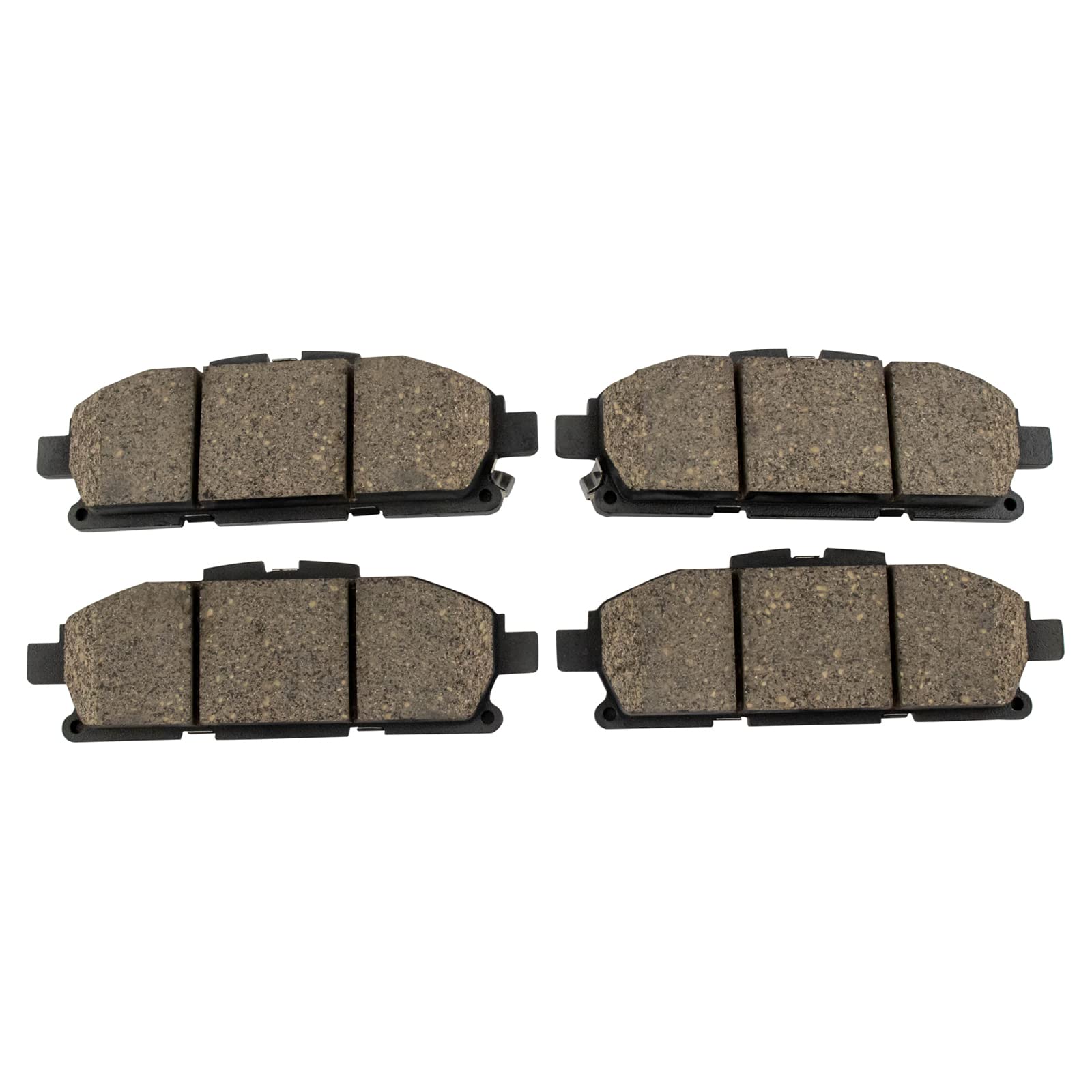 TRQ Front Brake Pads Ceramic Compatible with 2011-2017 Nissan Quest