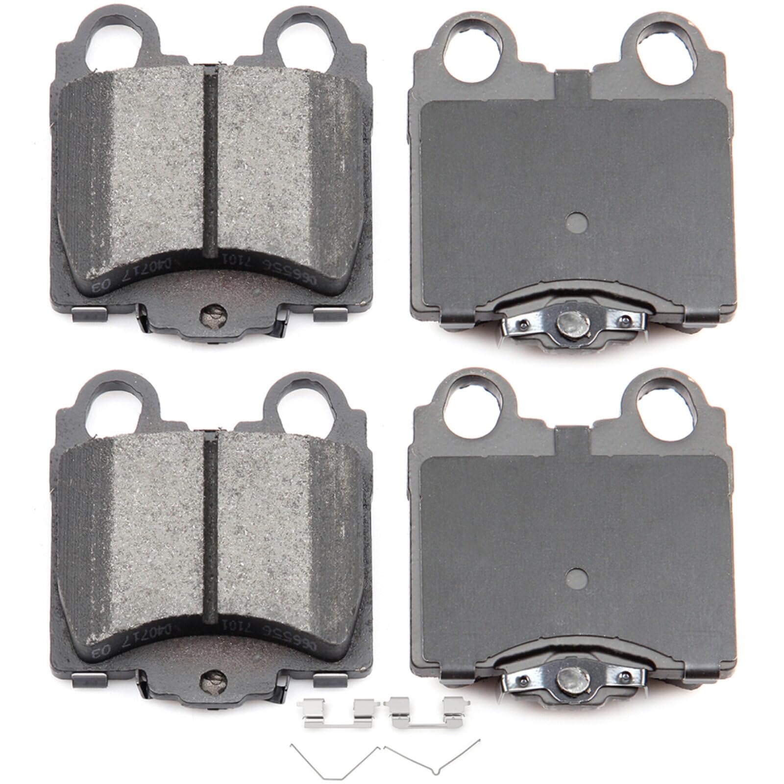 Eccpp D771-7638 4Pcs Rear Ceramic Disc Brake Pad Set - Fit For Lexus Gs300, Gs400, Gs430, Is300, Sc430