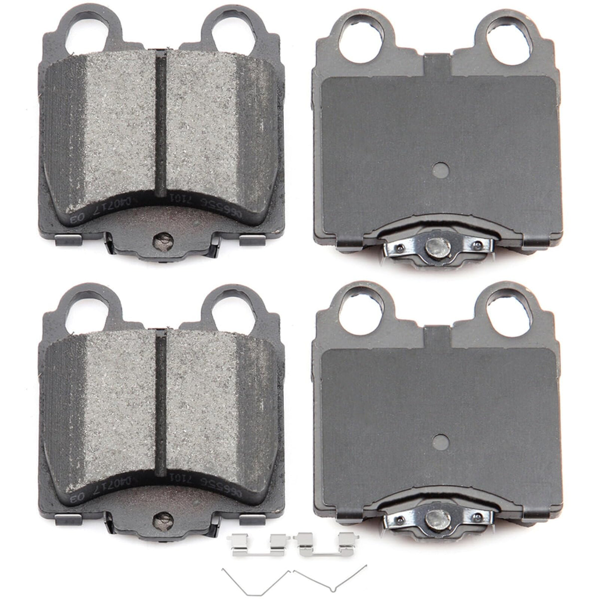 Eccpp D771-7638 4Pcs Rear Ceramic Disc Brake Pad Set - Fit For Lexus Gs300, Gs400, Gs430, Is300, Sc430