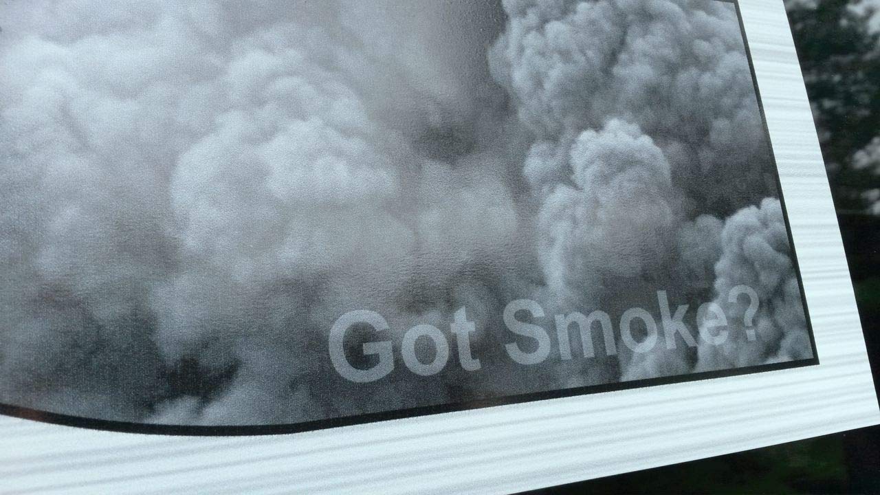 Black Smoke W/Skull Decal Sticker Set - 6 Piece - Made For Cummins Powered Vehicles - Not Made By Cummins