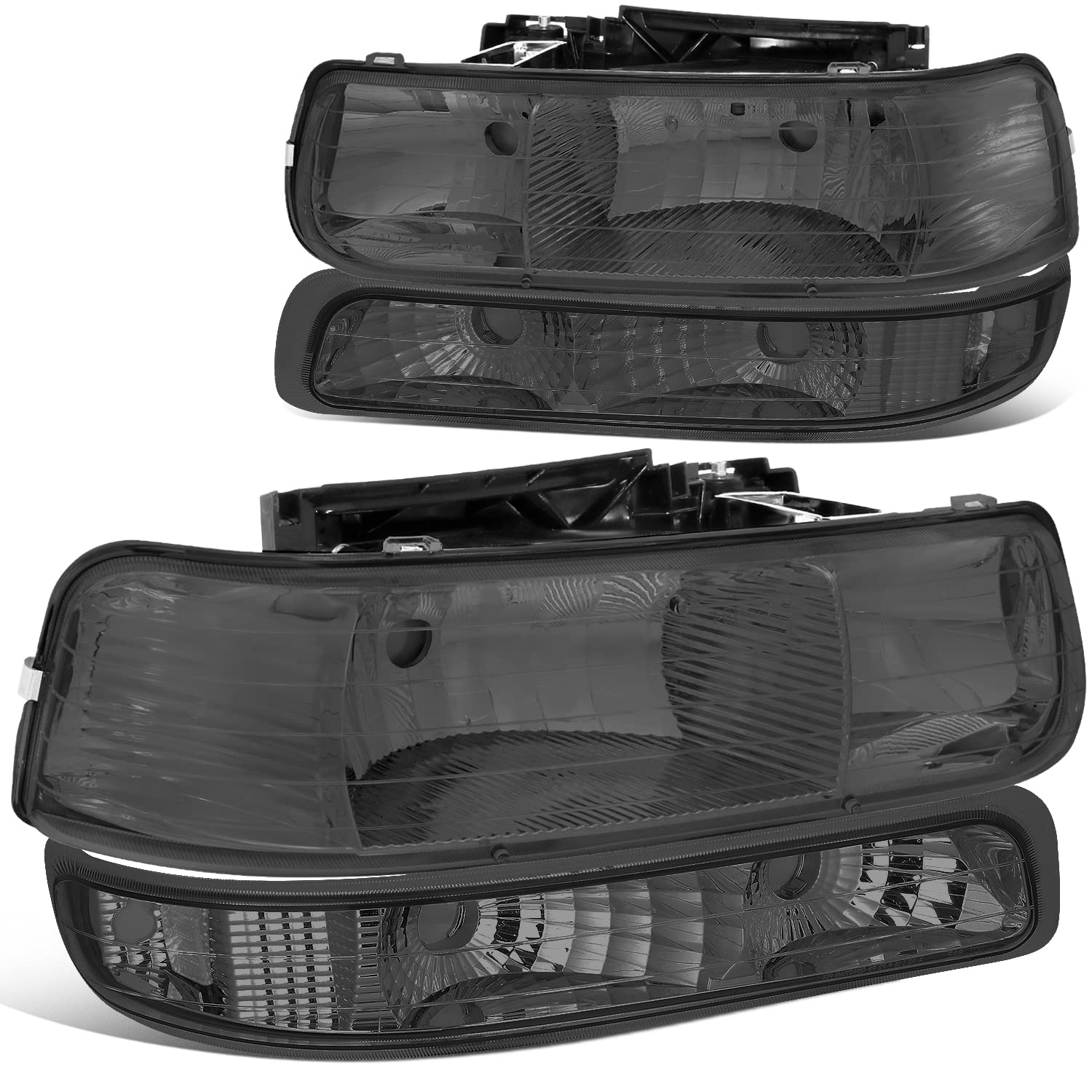 Dna Motoring Hl-Oh-Cs99-4P-Sm-Cl1 Headlight Assembly Passenger Side
