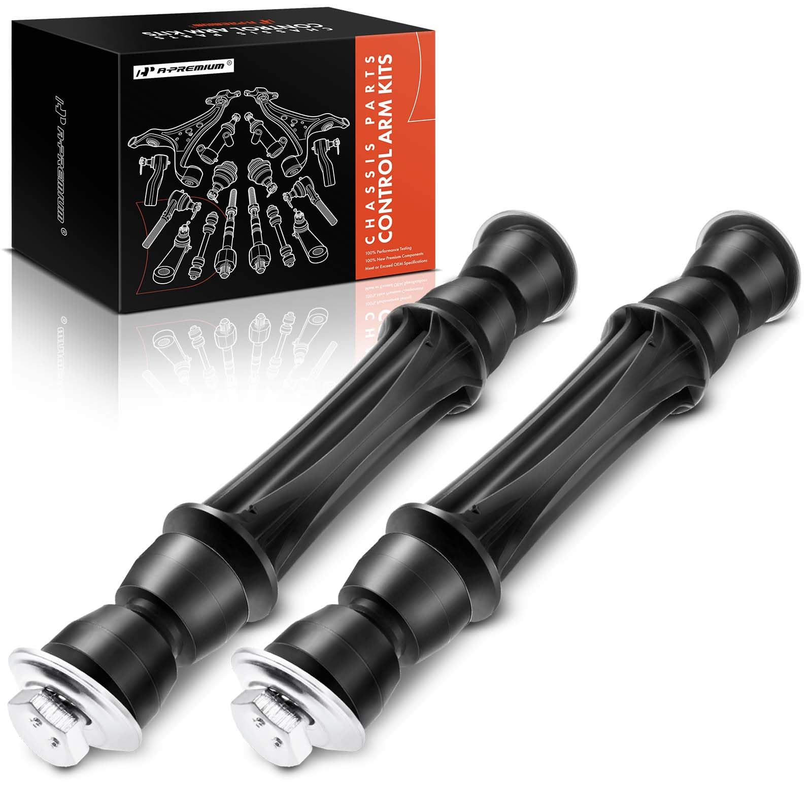 A-Premium 2Pcs Front Sway Bar Links Stabilizer Bar Links, Compatible With Chevrolet & Gmc & Cadillac - 2004-2019 - Silverado 150