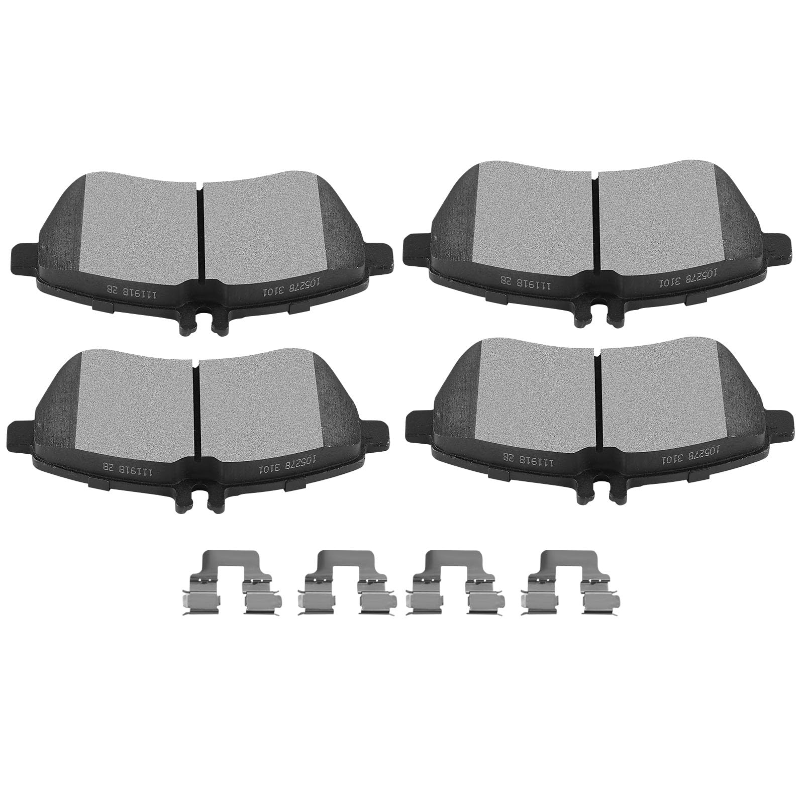 Scitoo D1340 Front Semi-Metal Brake Pads Sets Fit For Mercedes-Benz C250 2010-2015,For Mercedes-Benz C300 2008-2012,For Mercedes