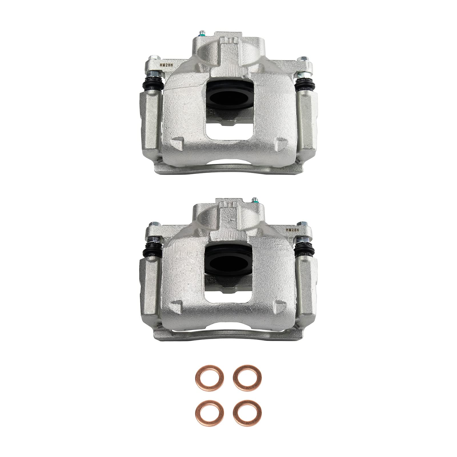 Trq Front Brake Caliper Set Compatible With 2009-2013 Dodge Journey