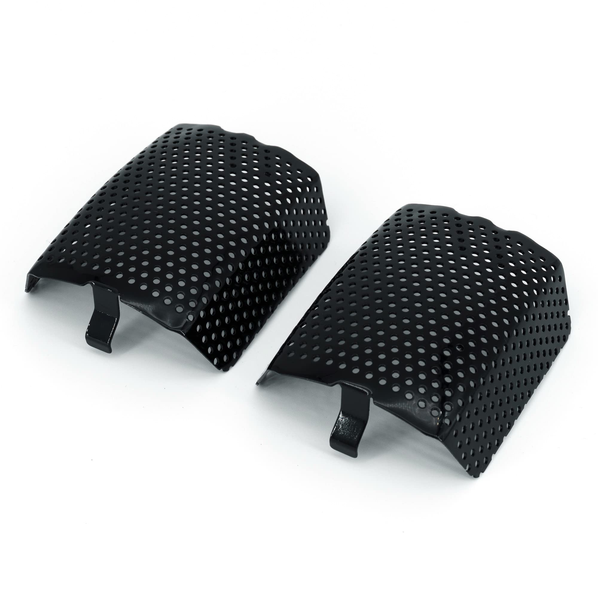 Americruise Motorcycle 1 Pair Black Front Caliper Brake Screen Inserted Covers Caliper Guards for Harley Touring, Road King, Ele