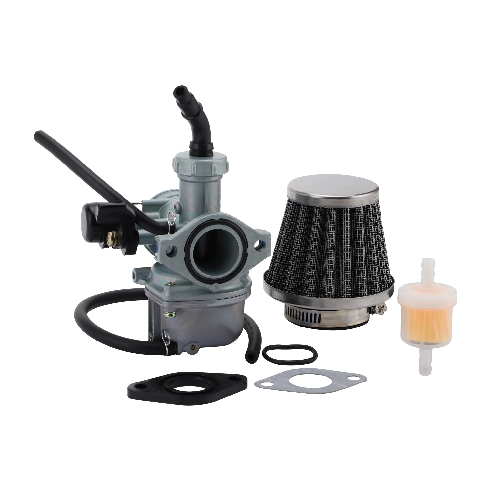 Goofit Pz25 25Mm Carburetor 35Mm Air Filter Cable Choke Replacement For 125Cc 140Cc Mini Quad Atv Motorcycle Scooter