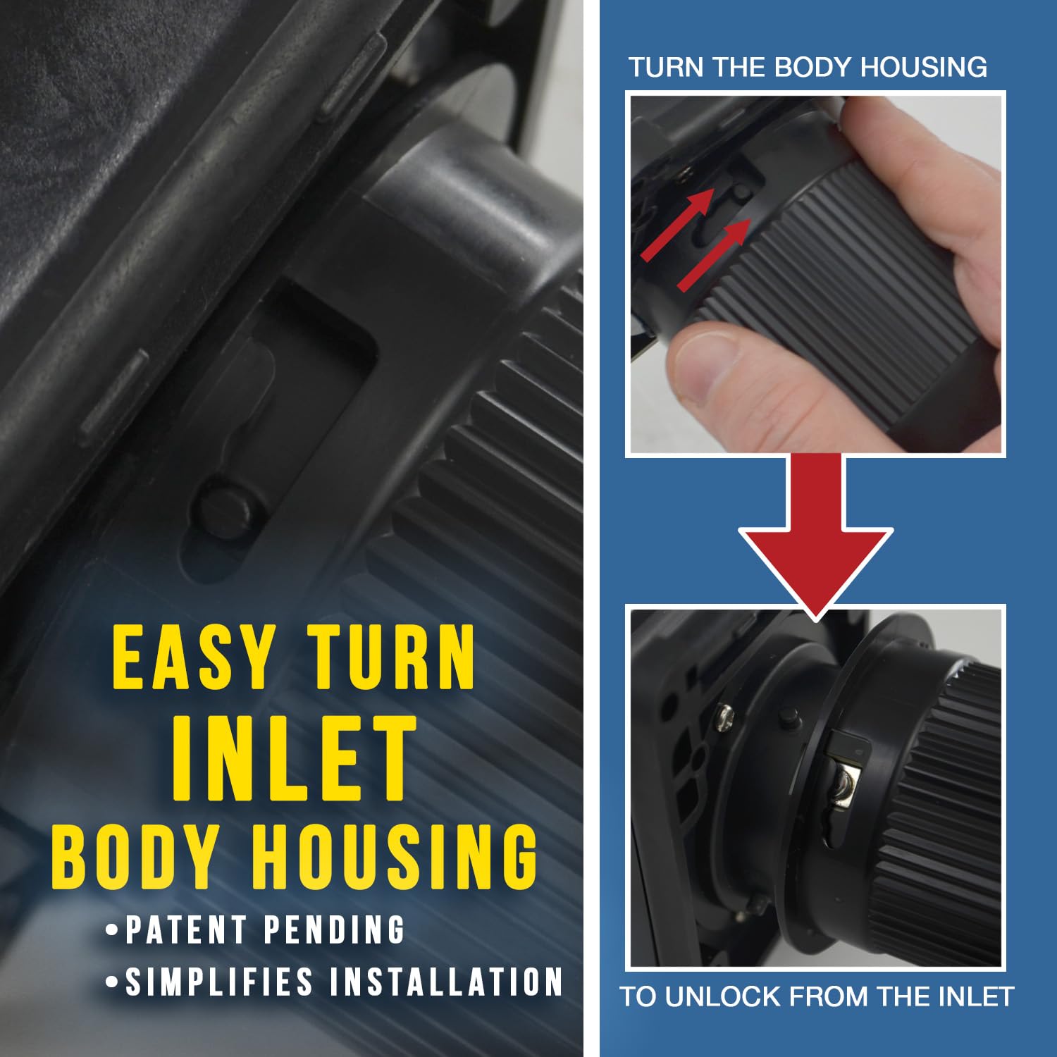 Conntek 30 Amp 125 Volt RV Marine Power Inlet