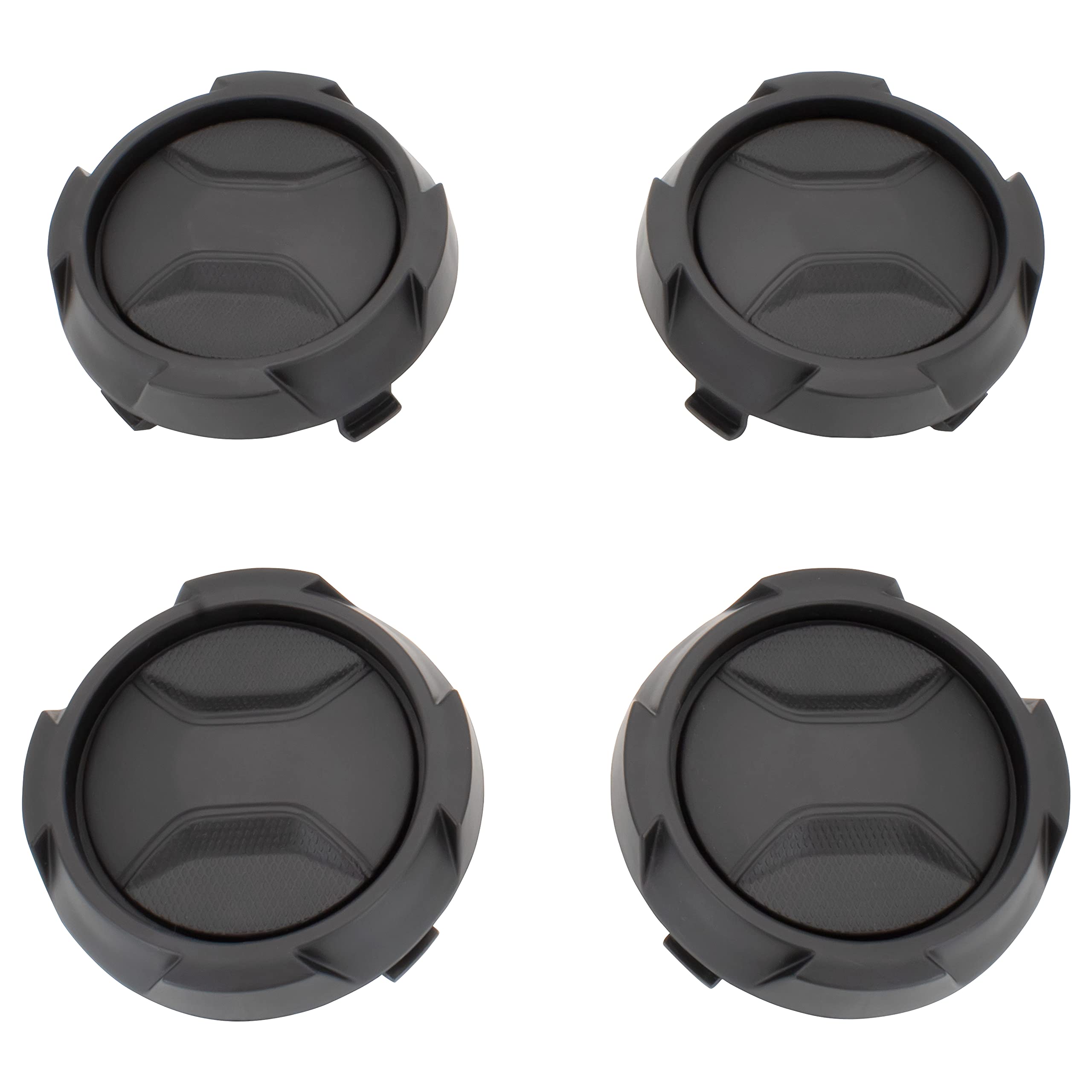 Sautvs Tire Wheel Hub Caps For Can-Am X3 Turbo Rr, New Black Wheel Caps Rim Cap Center Cap Covers For Can Am Maverick X3 Max Tur