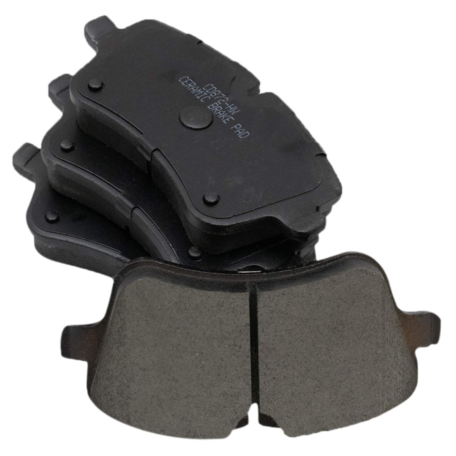 TRQ Front Brake Pads Ceramic Compatible with 2002-2005 Mercedes-Benz C230 2001-2005 C240 2006-2007 C280 C320 C350 2003-2005 CLK3