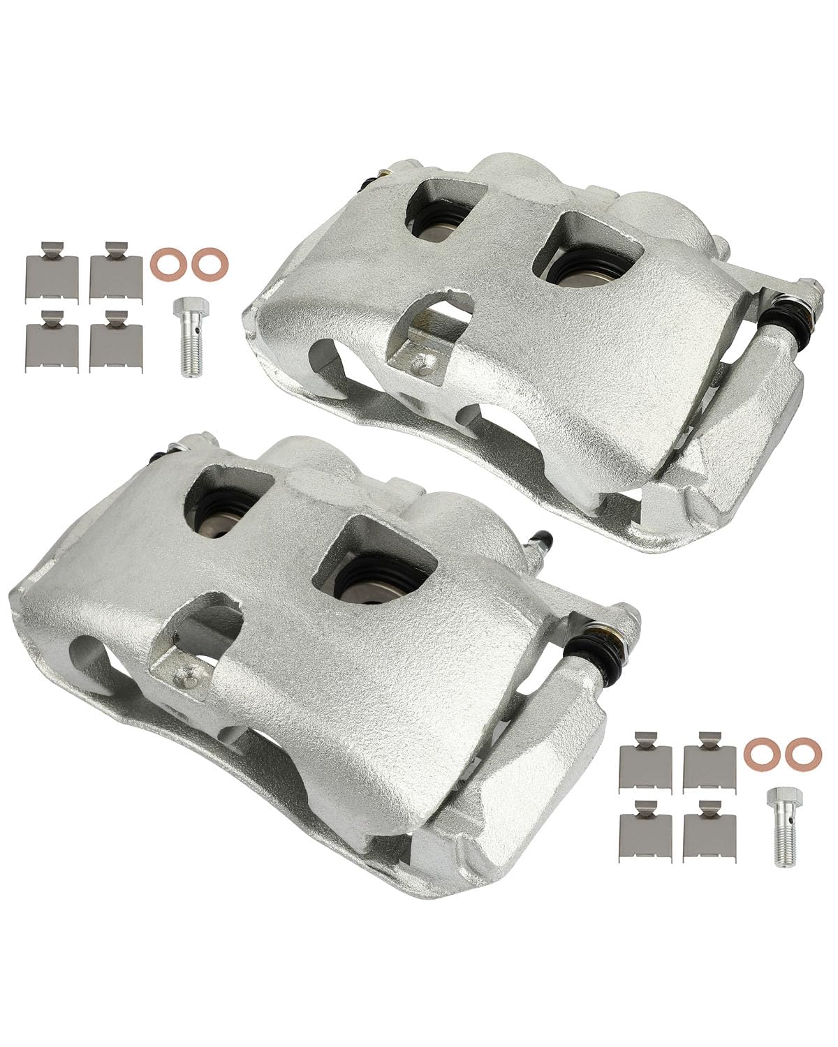 cciyu Front Left & Right Disc Brake Calipers w/Bracket 18B5237 18B5236 For Ford For Expedition 2010-2021,For Ford For F-150 2010