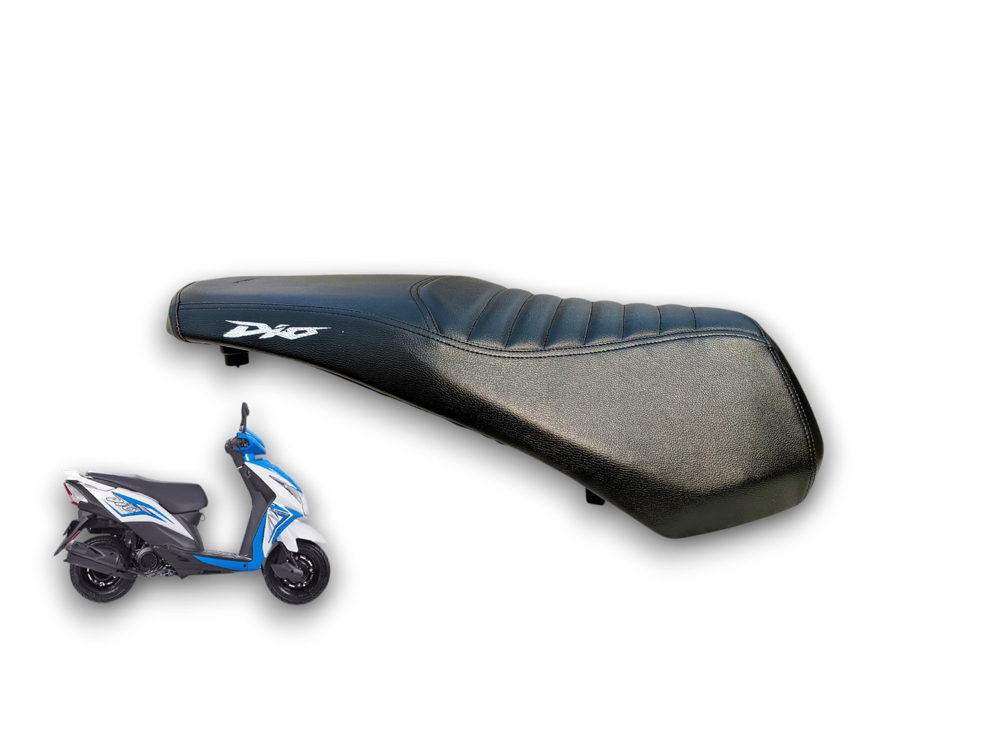 autoleopard Dio 110 SCOOTY Soft seat Cover Enhanced Cushioning and Specific PU Leather Materials for Comfort. Key Features Inclu