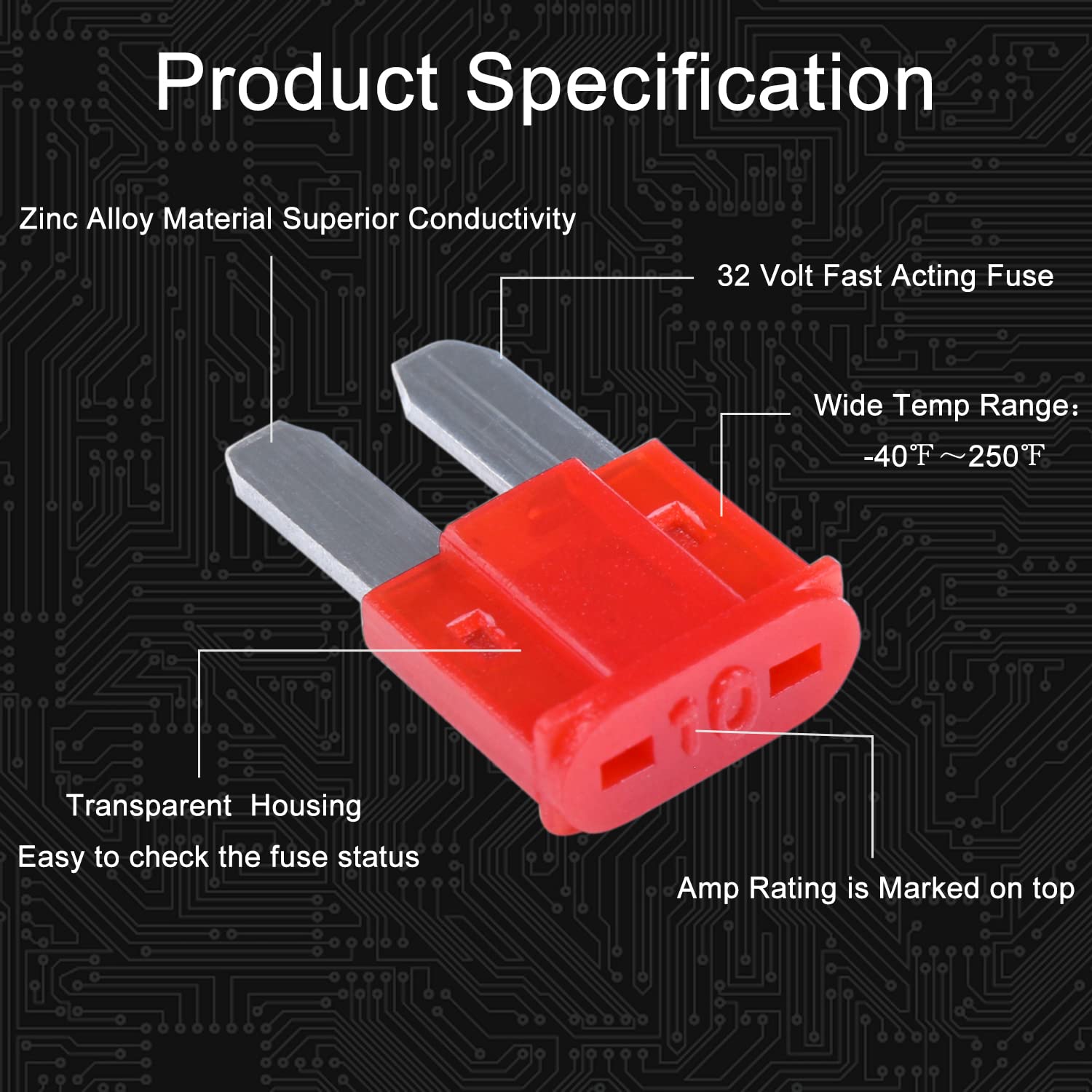 Micro2 Fuses Assortment Kit- 105 Pcs Atr Apt Blade Car Fuses With Fuse Puller, Automotive Replacement Fuses For Car, Boat, Rv, T