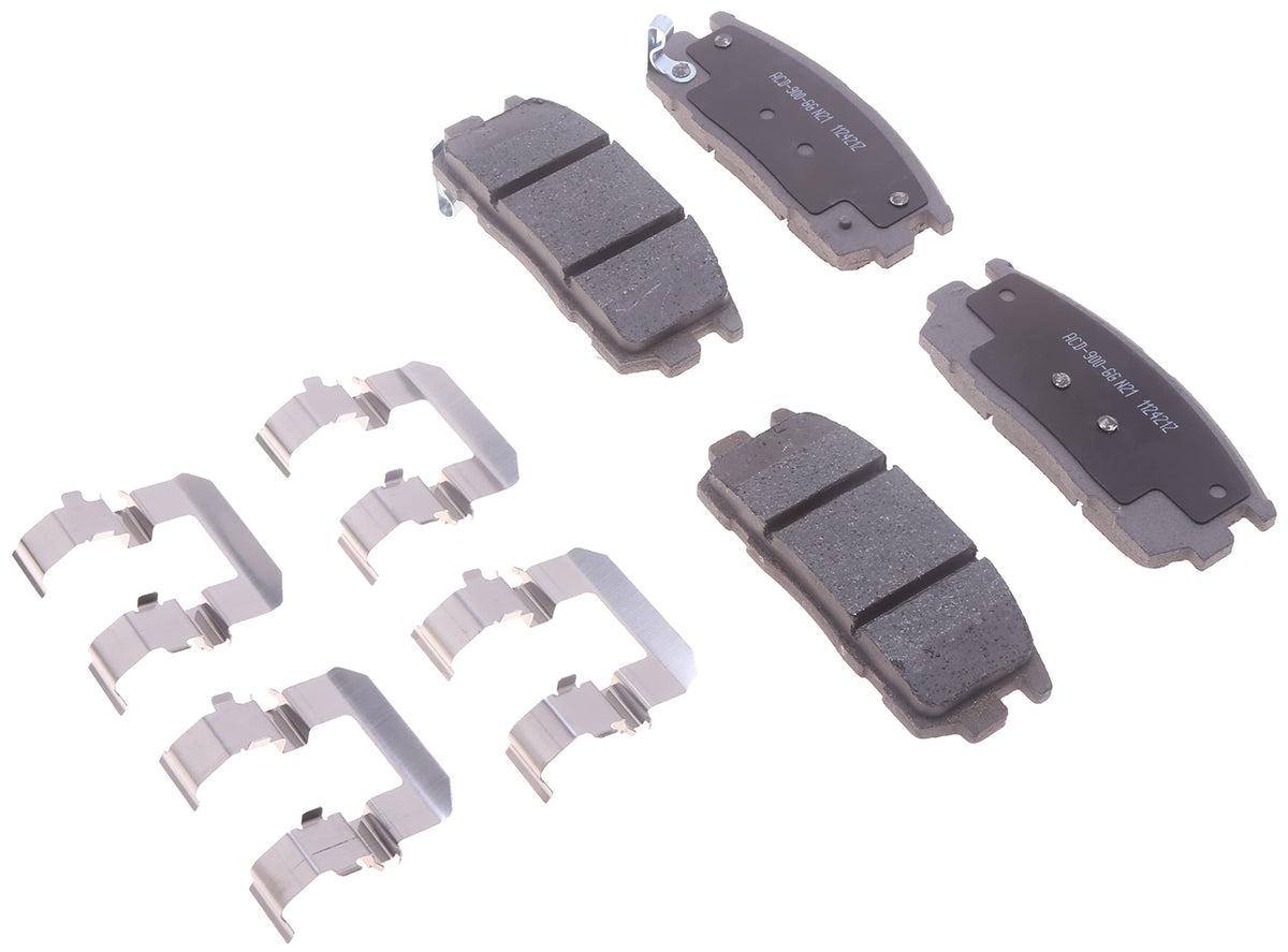 ACDelco Silver 14D1275CHF2 Ceramic Rear Disc Brake Pad Set with Clips