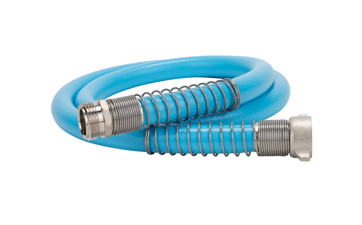 Camco Evoflex 4-Ft Water Hose - Rv Drinking Water Hose Contains No Lead, No Bpa & No Phthalate - Flexible Design W/Stainless Ste