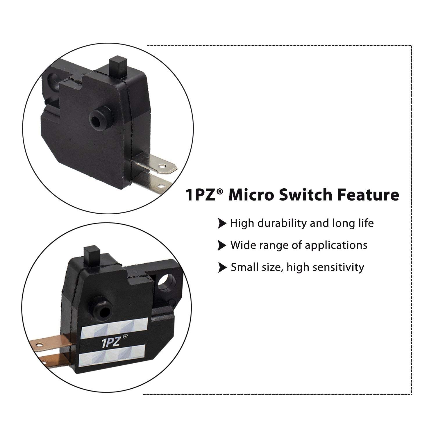 1Pz Mc1-S01 Left & Right Front Brake Light Stop Switch Replacement For Yamaha Honda Kawasaki Suzuki Moped Scooter Motorcycle Atv Dirt Pit Bike