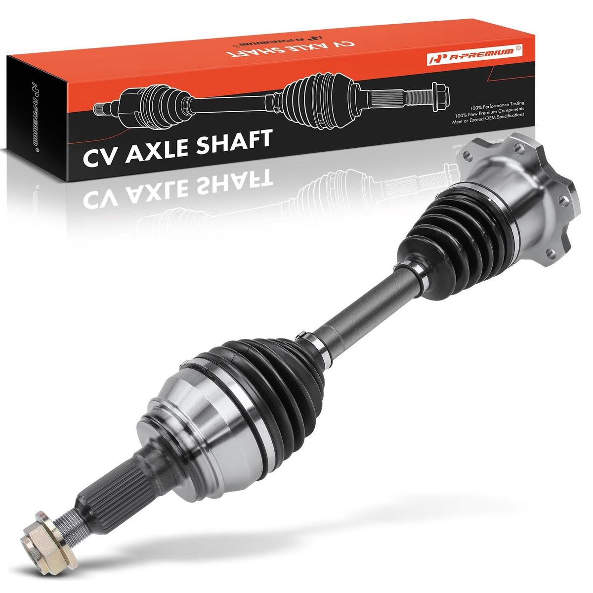 A-Premium CV Axle Shaft Assembly Compatible with Cadillac, Chevy & GMC Models - Silverado 1500, Suburban, Tahoe, Avalanche, K150