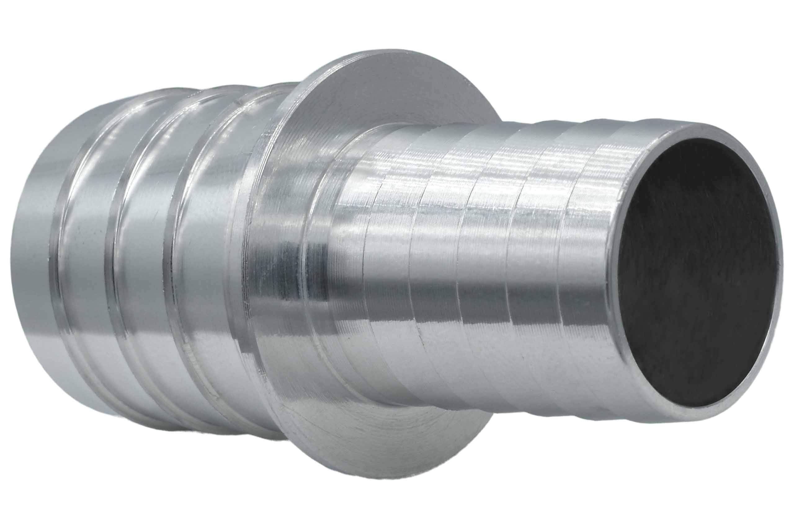 ICT Billet 1'' to 3/4'' Inch Hose Barb Splice Coupler Repair Reducer Fitting Adapter Connector Radiator Coolant Intercooler Heat