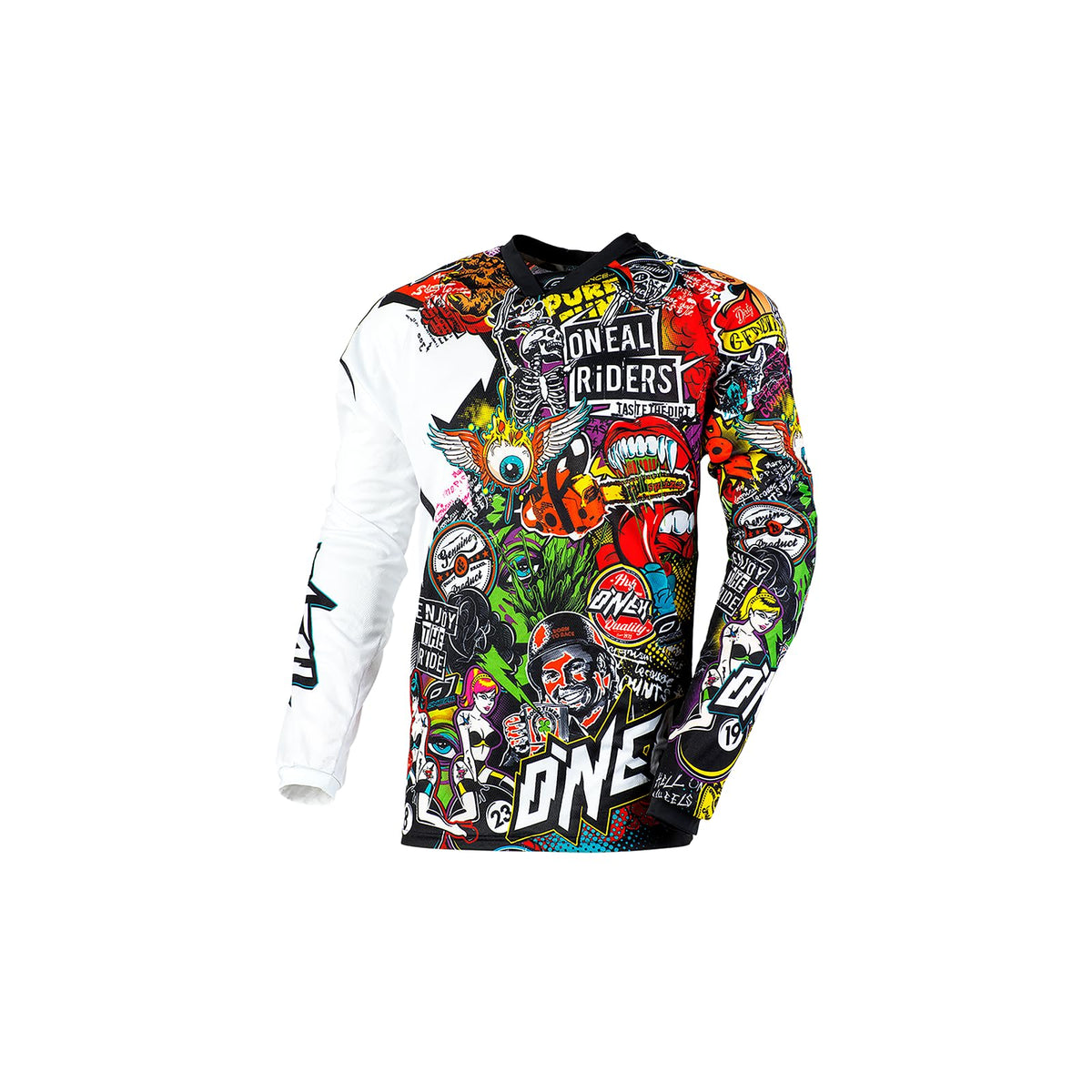 Oneal 2021 Mayhem Lite Crank Jersey - Black/Multi - Large