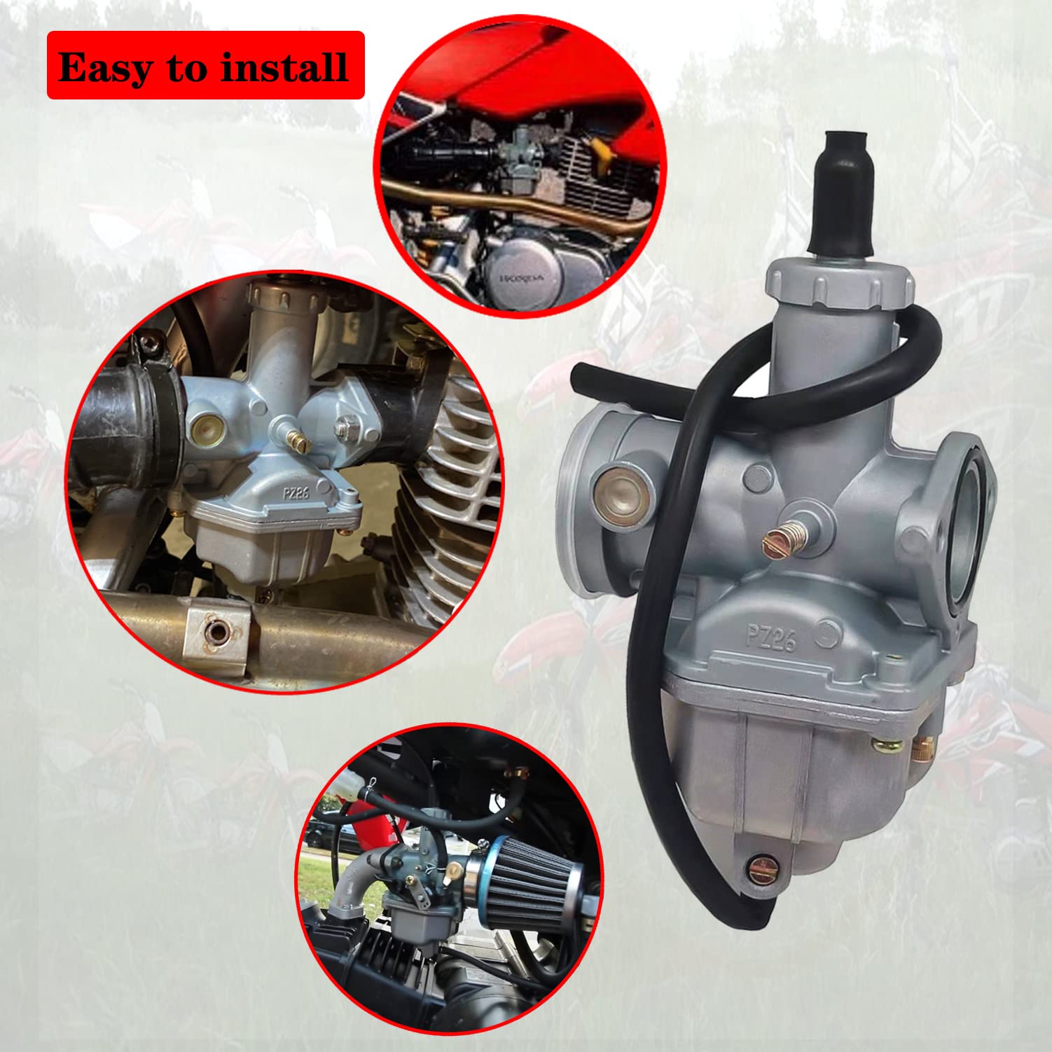 Carburetor Compatible With Honda Xr100 (1981-1984), Xr100R (1985-2003), Crf100F (2004-2007) (Fits:Xr100 Xr100R Crf100F)