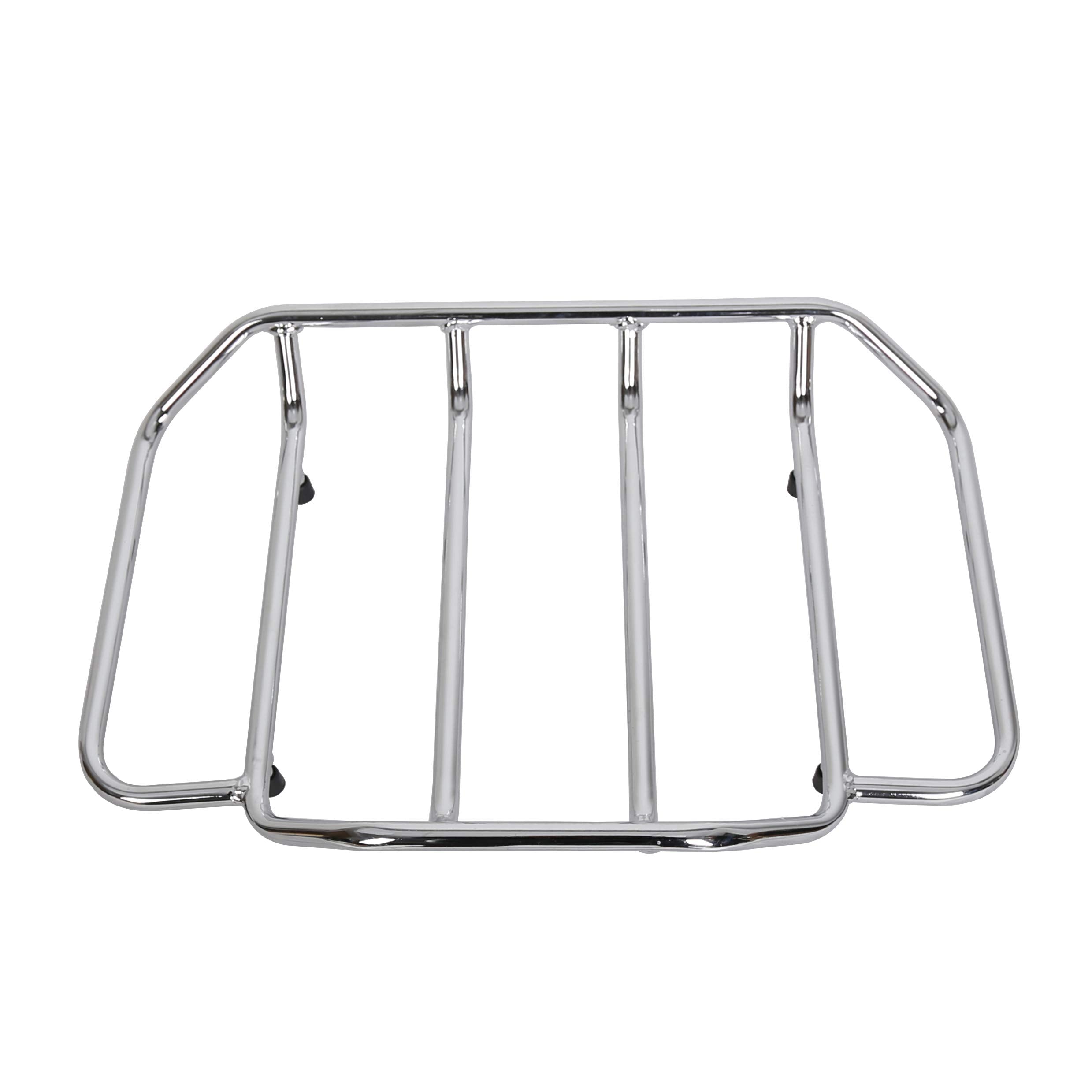 ECOTRIC Chrome Motorcycles Trunk Luggage Rack Rail for 1984-2023 Harley Touring Road King Street Glide Road Glide (Replaces # 53