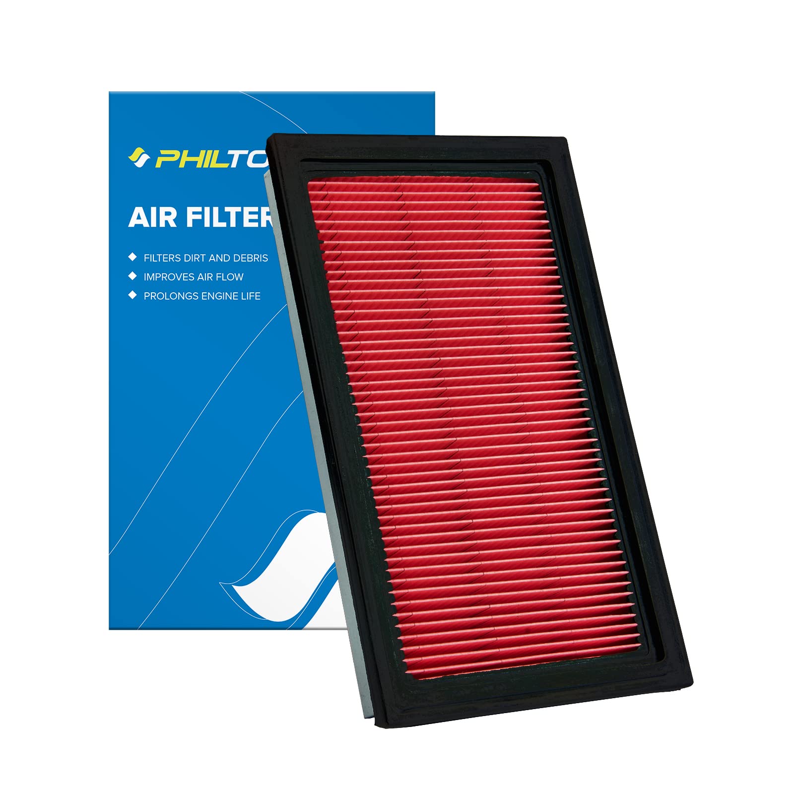 PHILTOP Engine Air Filter CA4309 for Infiniti, Nissan, Saab & Subaru - 350Z, Altima, Frontier, Maxima, Murano, Pathfinder, Quest