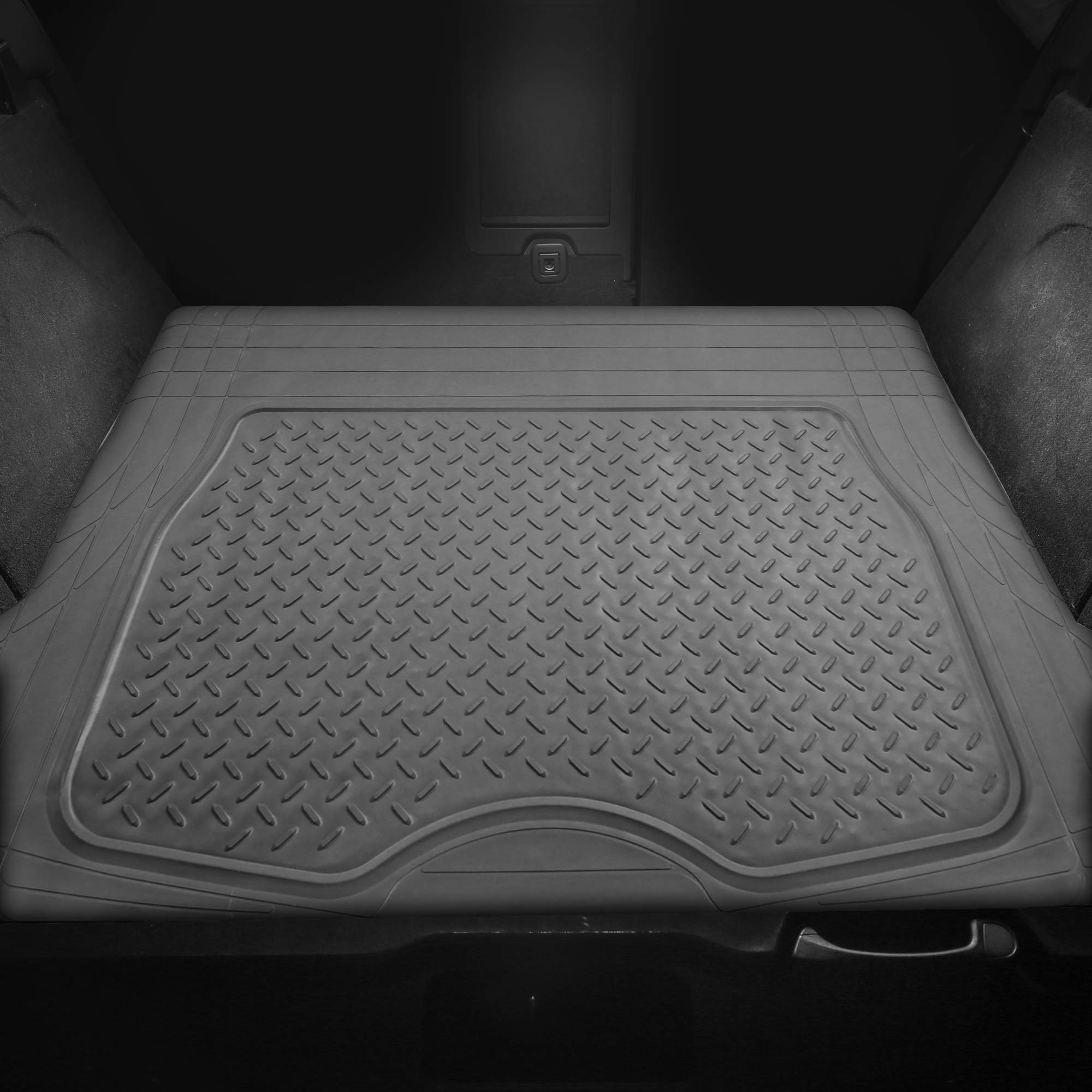 Fh Group Climaproof For All Weather Protection Universal Fit Premium Quality Trimmable Automotive Cargo Mat/Trunk Liner Fits Mos