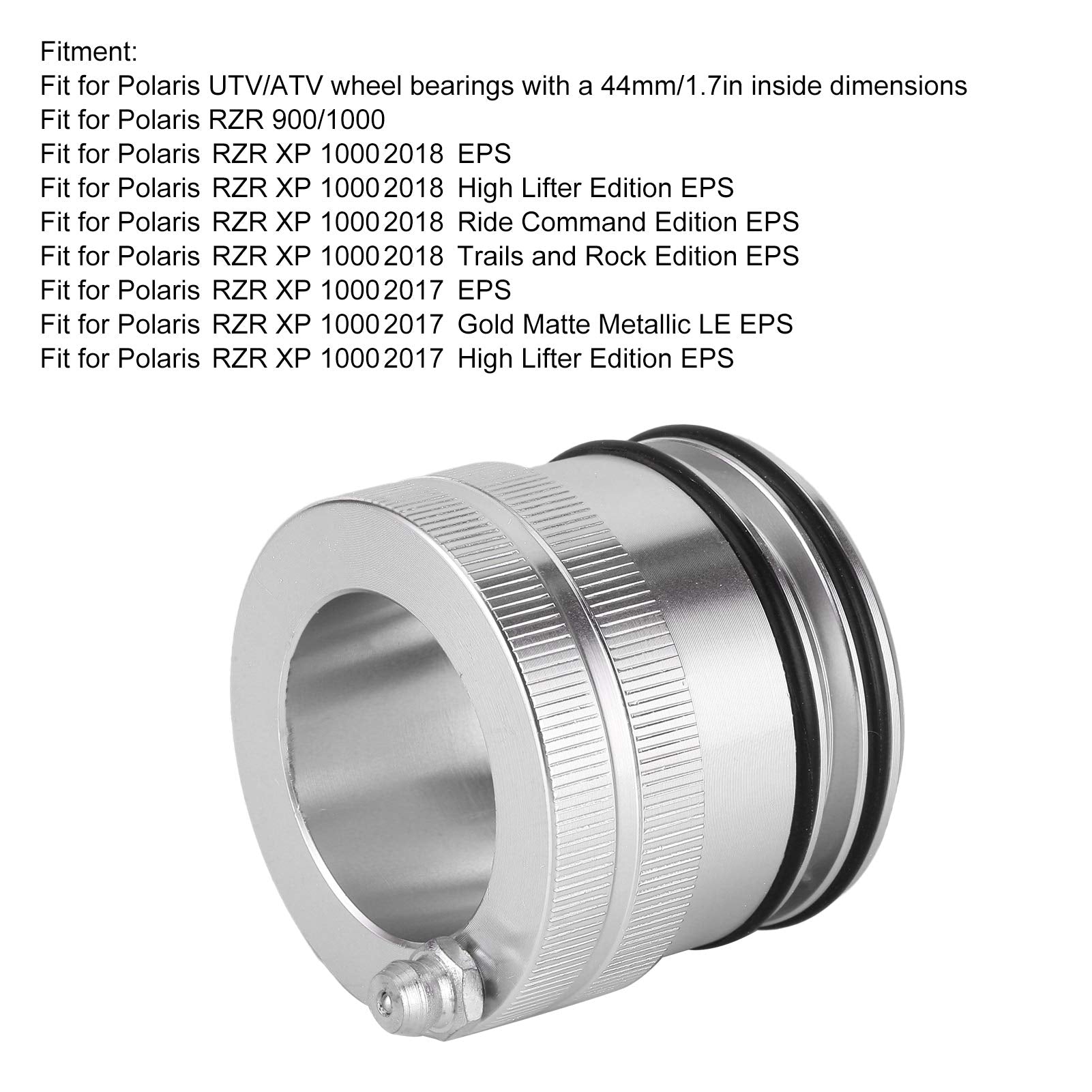 Bearing Lubricator Fit For Polaris Rzr 900/1000, 44Mm Wheel Bearing Greaser Grease Tool Utv Atv Parts