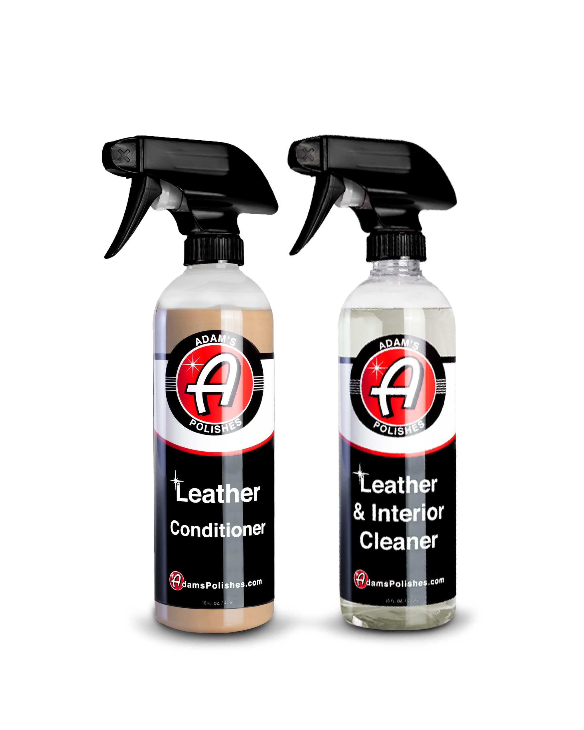 Adam'S Polishes Leather Care Kit - Leather Cleaner & Leather Conditioner Car Cleaning Supplies  Uv Protection For Interior Acces