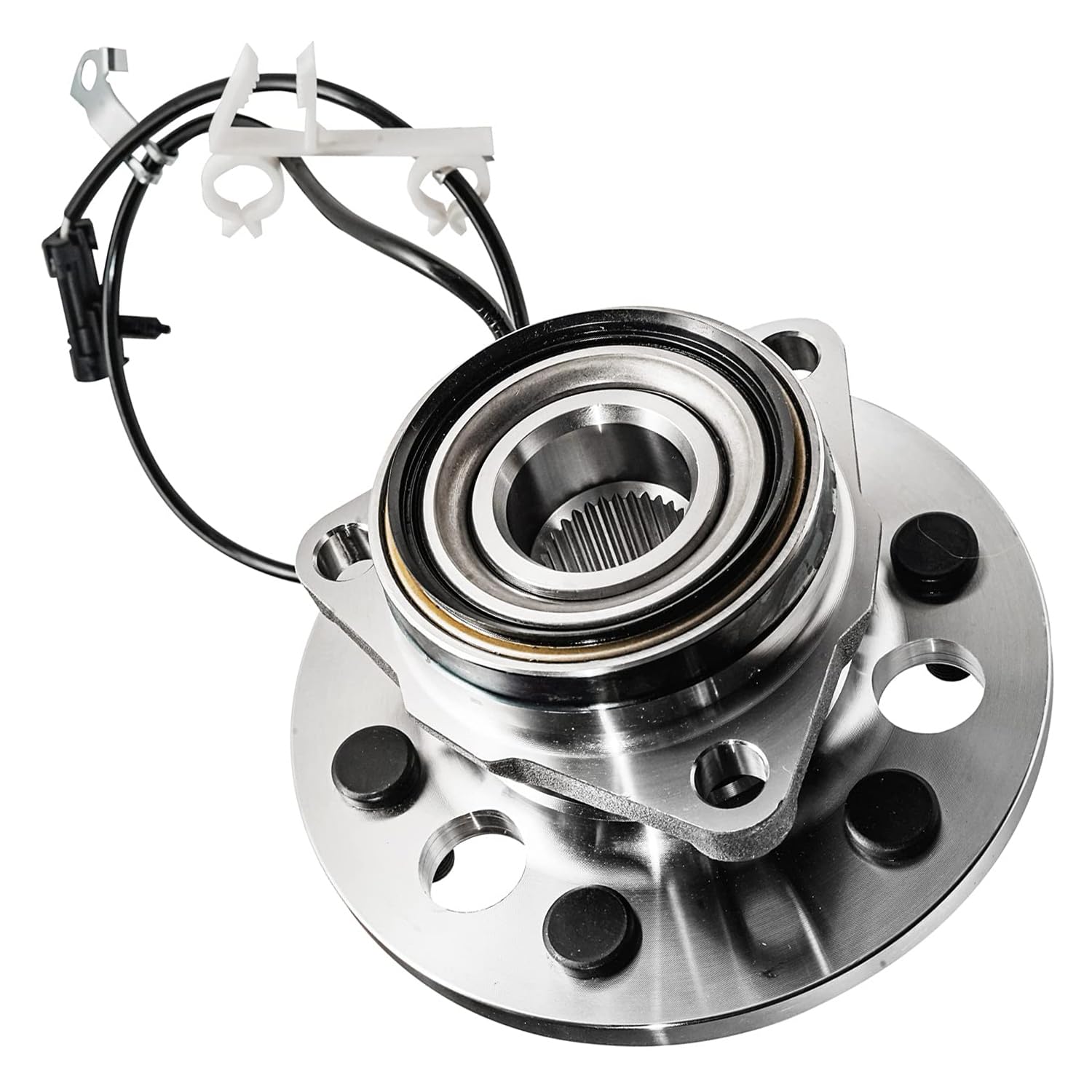 Detroit Axle - 4Wd Front Wheel Bearing Hubs For Chevy Gmc K1500 K2500 Suburban Chevrolet Tahoe Yukon Cadillac Escalade, Replacem