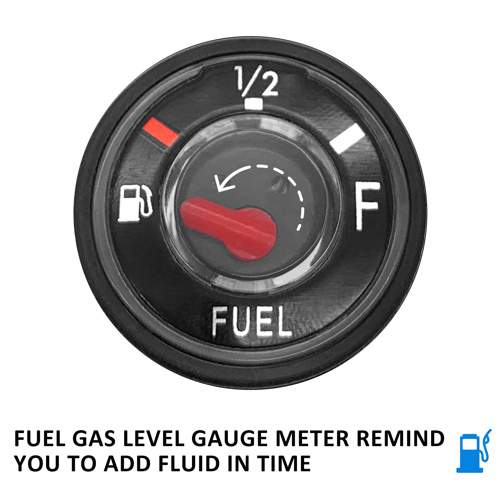 Fuel Gas Tank Level Gauge Meter Fuel Gas Cap for Kawasaki Prairie 360 KVF360 Mule 3010 4000 4010 KAF 620 950 (OEM# 52005-7501 52