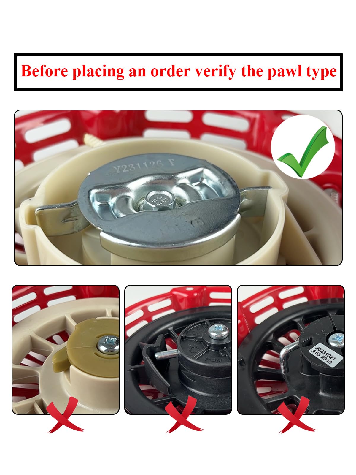 Yamakato Pull Start Assembly For Predator 212 Recoil Starter Aftermarket For Champion Generator Coleman Ct200U Ex Bt200X 196 224