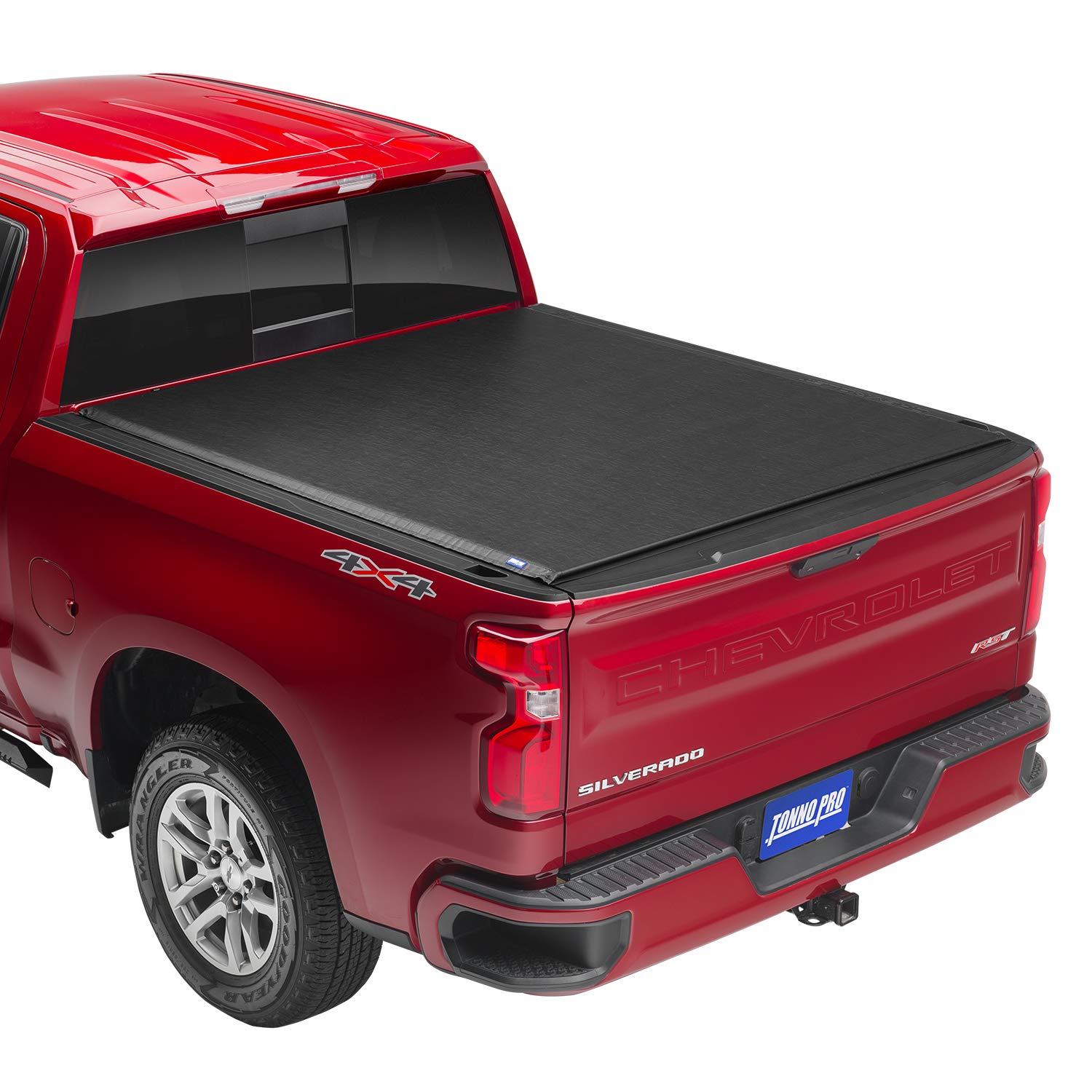 Tonno Pro Lo Roll, Soft Roll-Up Truck Bed Tonneau Cover | Lr-1095 | Fits 2019 - 2022 Chevy/Gmc Silverado/Sierra, Works W/ Multipro/Flex Tailgate 5' 10' Bed (69.9'), Black