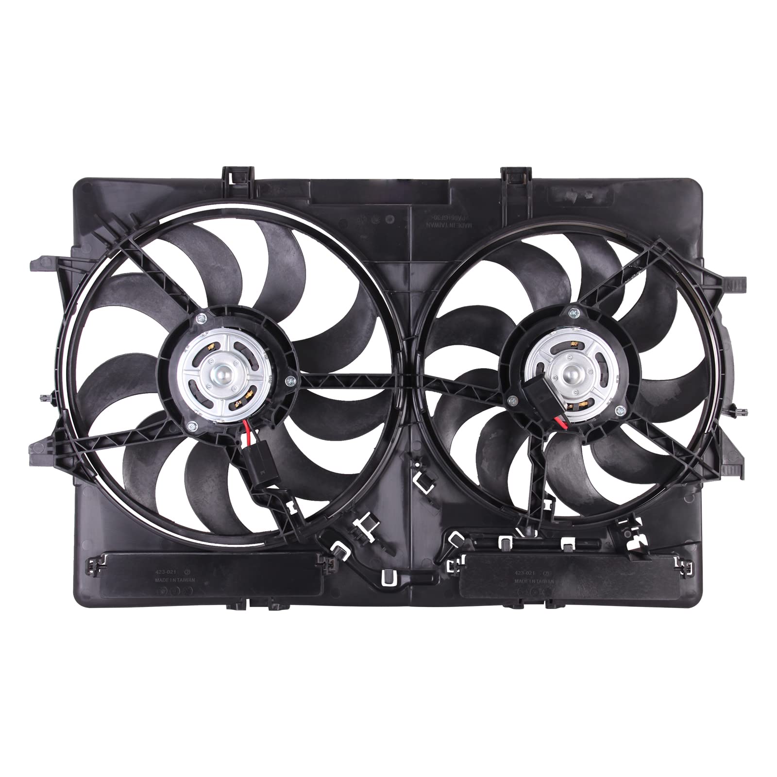 TYG OE Replacement(CAPA Quality) Cooling Fan Extra Silent for 2009-2016 Audi A4 2.0L, 2013-2016 A4 Allroad 2.0L, 2008-2017 A5 3.