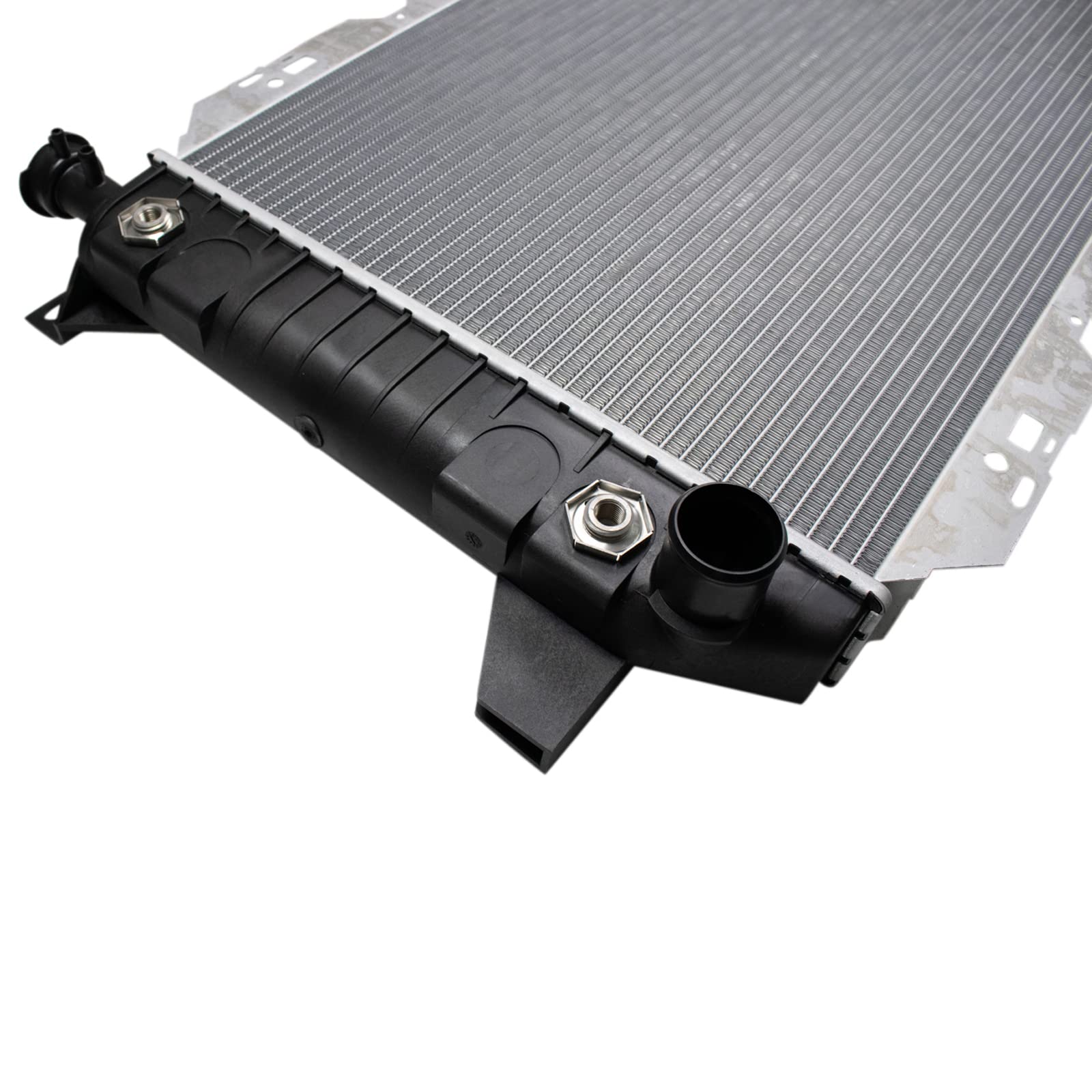 Trq Radiator Assembly Aluminum Core Compatible With 85-96 Ford Bronco 90-97 F Super Duty F-150 F-250 97 F-250 Hd 85-97 F-350 88-
