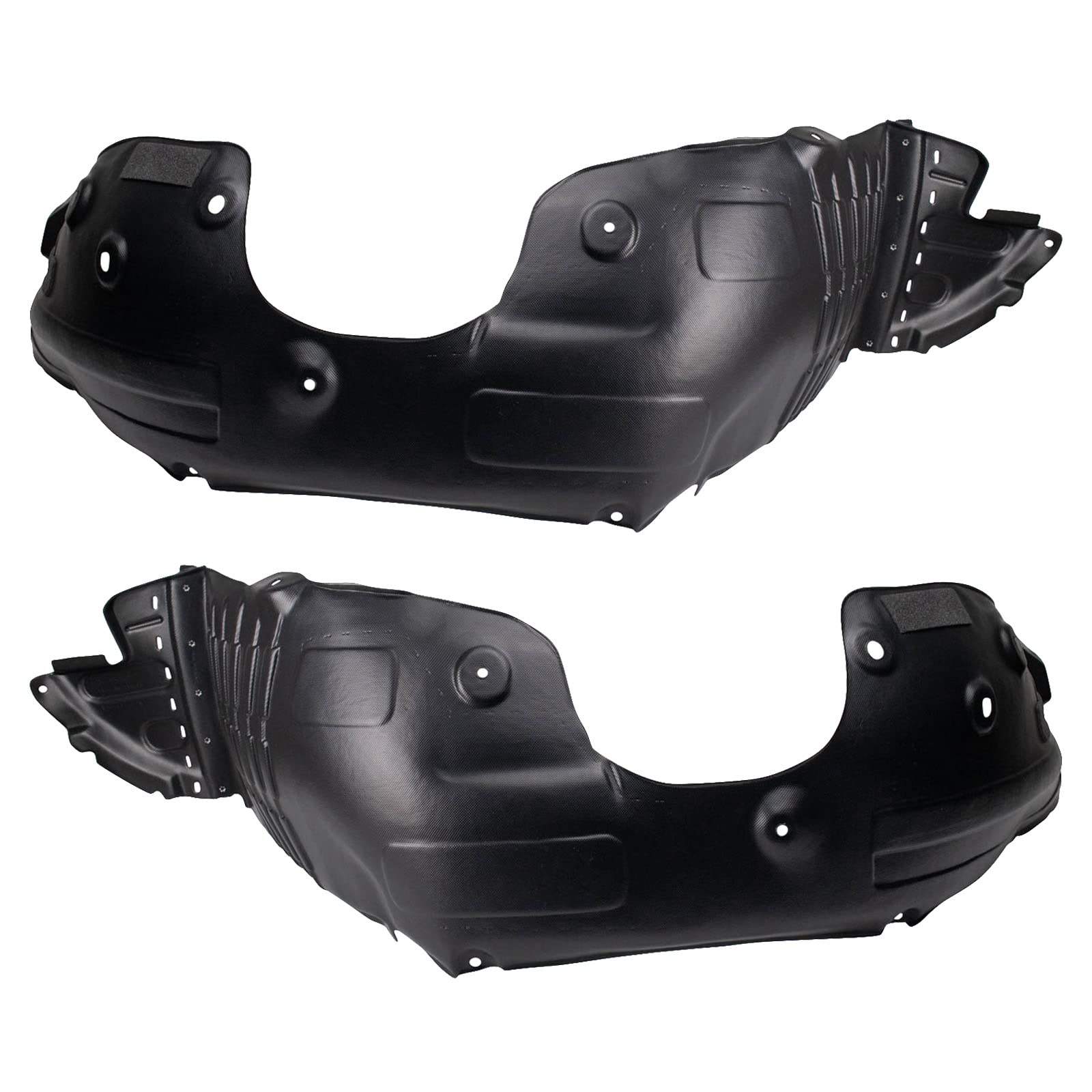 Trq Inner Fender Liner Set Compatible With 2013-2016 Hyundai Santa Fe Sport Hy1248140 Hy1249140