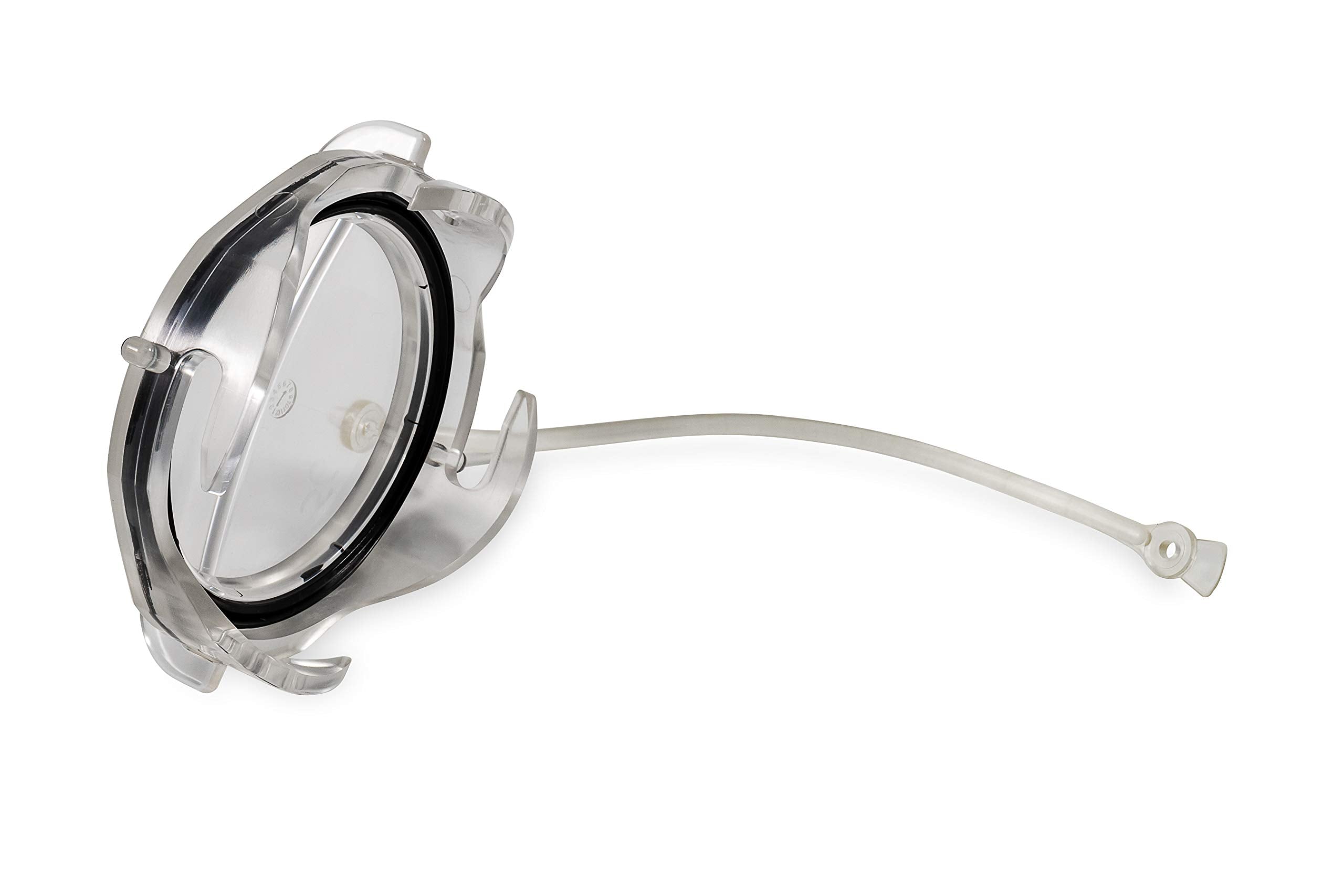 Camco 39455 Clear Rv Sewer Cap With Lanyard - Prevents Leaks And Spills From Your Rv'S Sewer System