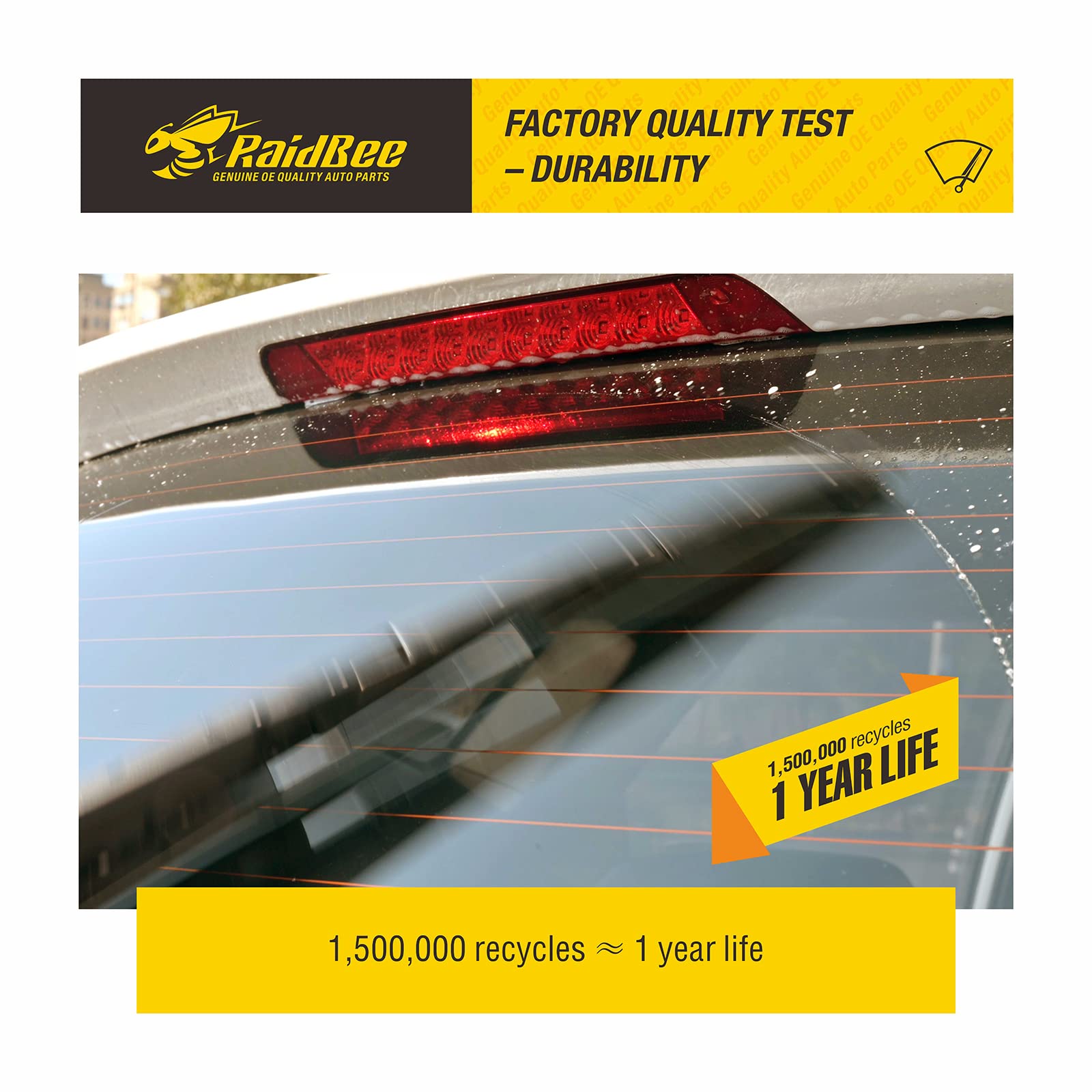 Raidbee Oem Windshield Wipers,Wiper Blades Replacement For Crv 2002-2006 Front And Rear Windshield Wipers For My Car,Automotive