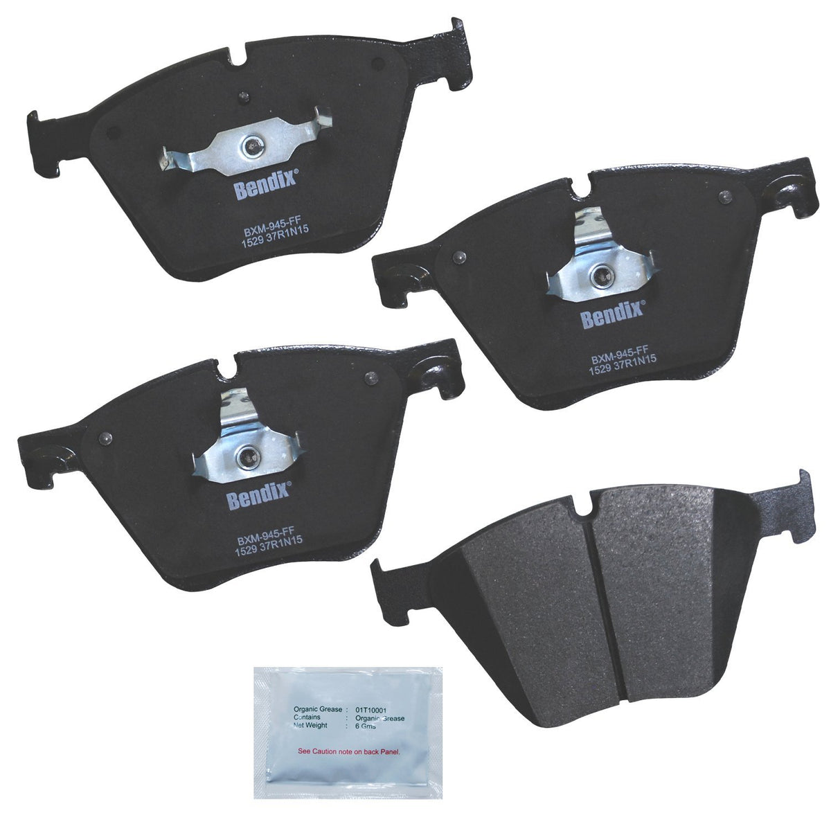 Bendix Priority1 Cfm1529 Semi-Metallic Front Brake Pads For Select Models Bmw 760Li, Alpina B6 Gran Coupe, Xdrive B7, B7L, B7L X